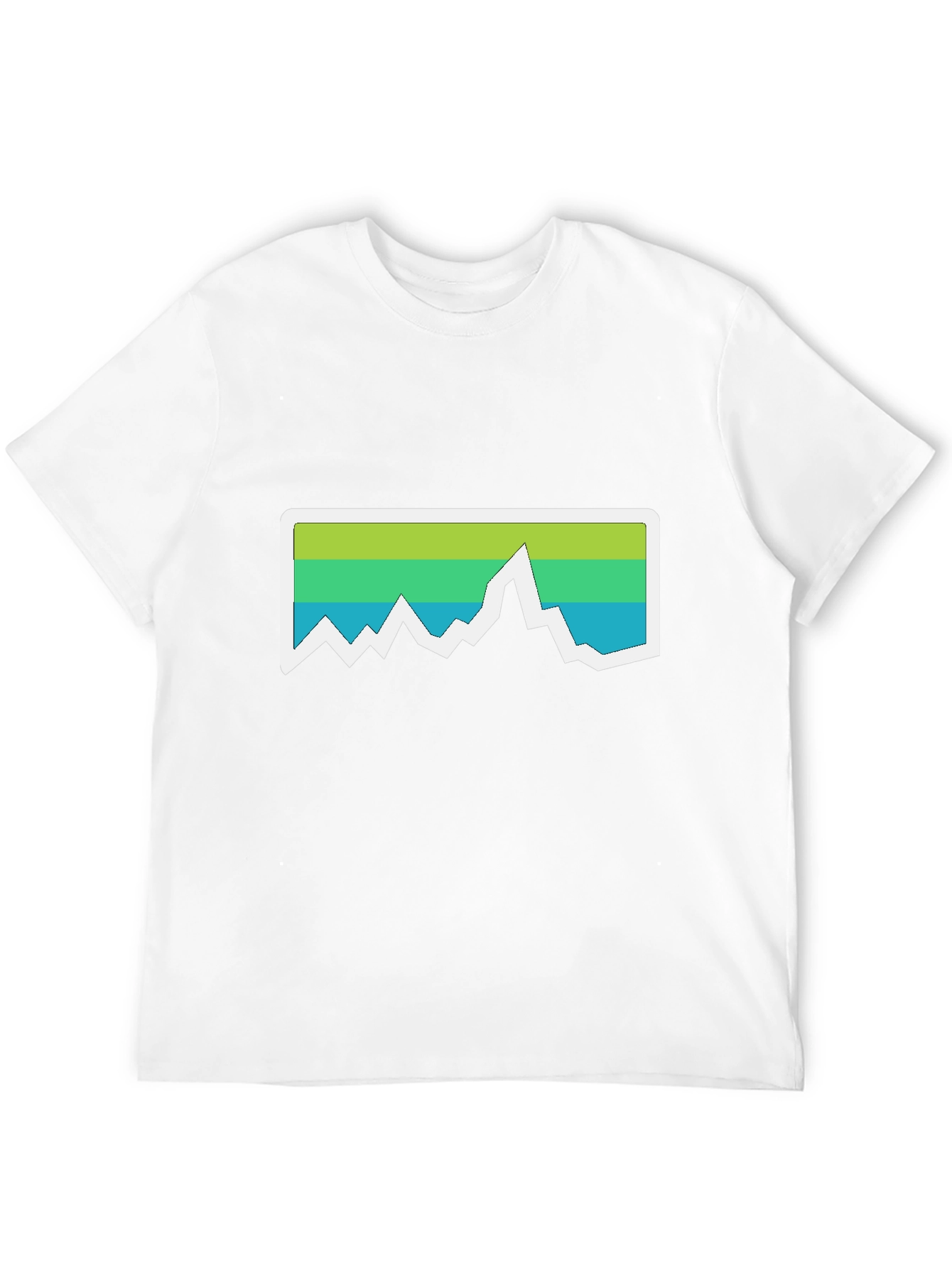 Mountain Graphic Tee - Black Casual T-Shirt