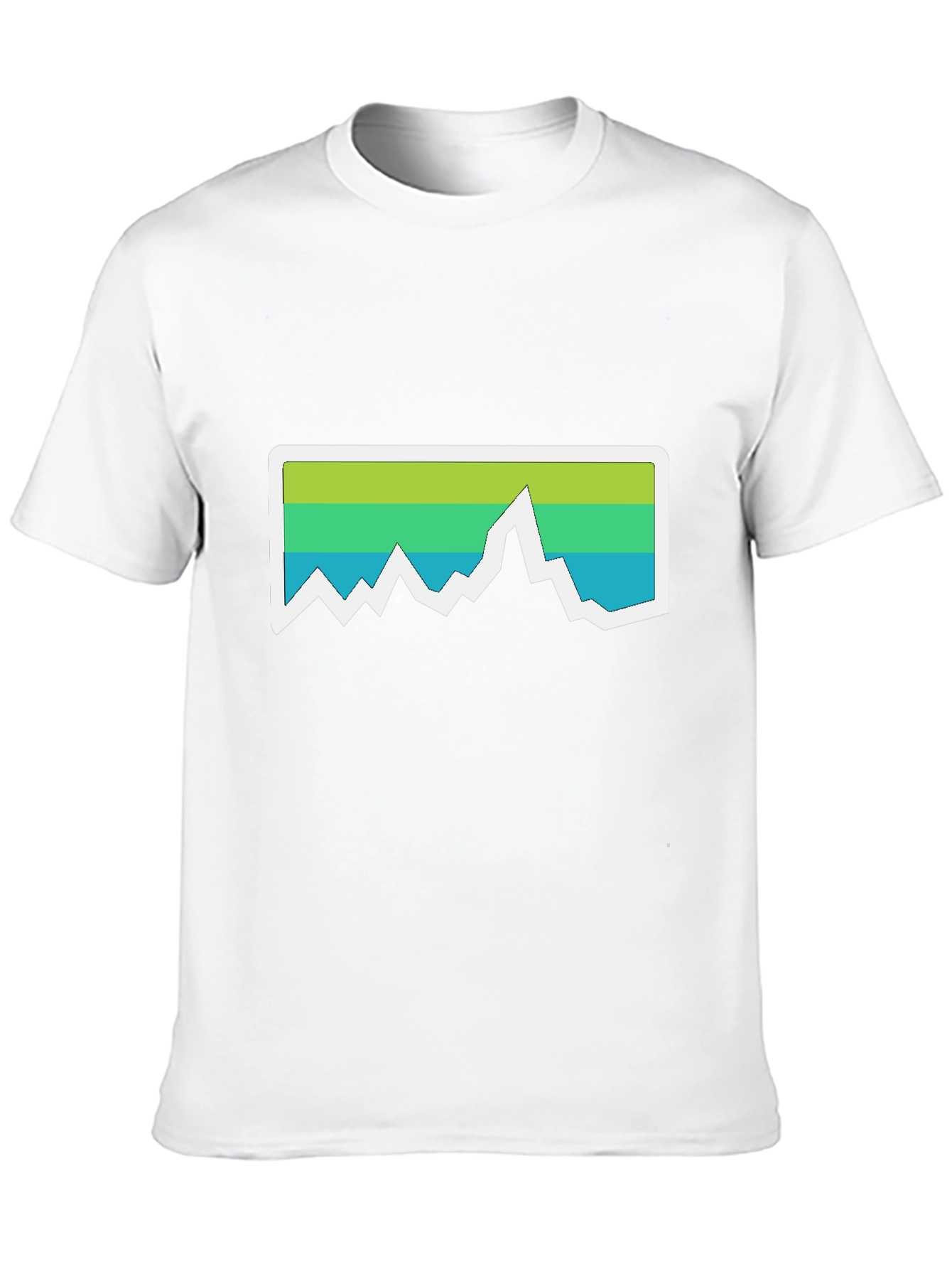 Mountain Graphic Tee - Black Casual T-Shirt