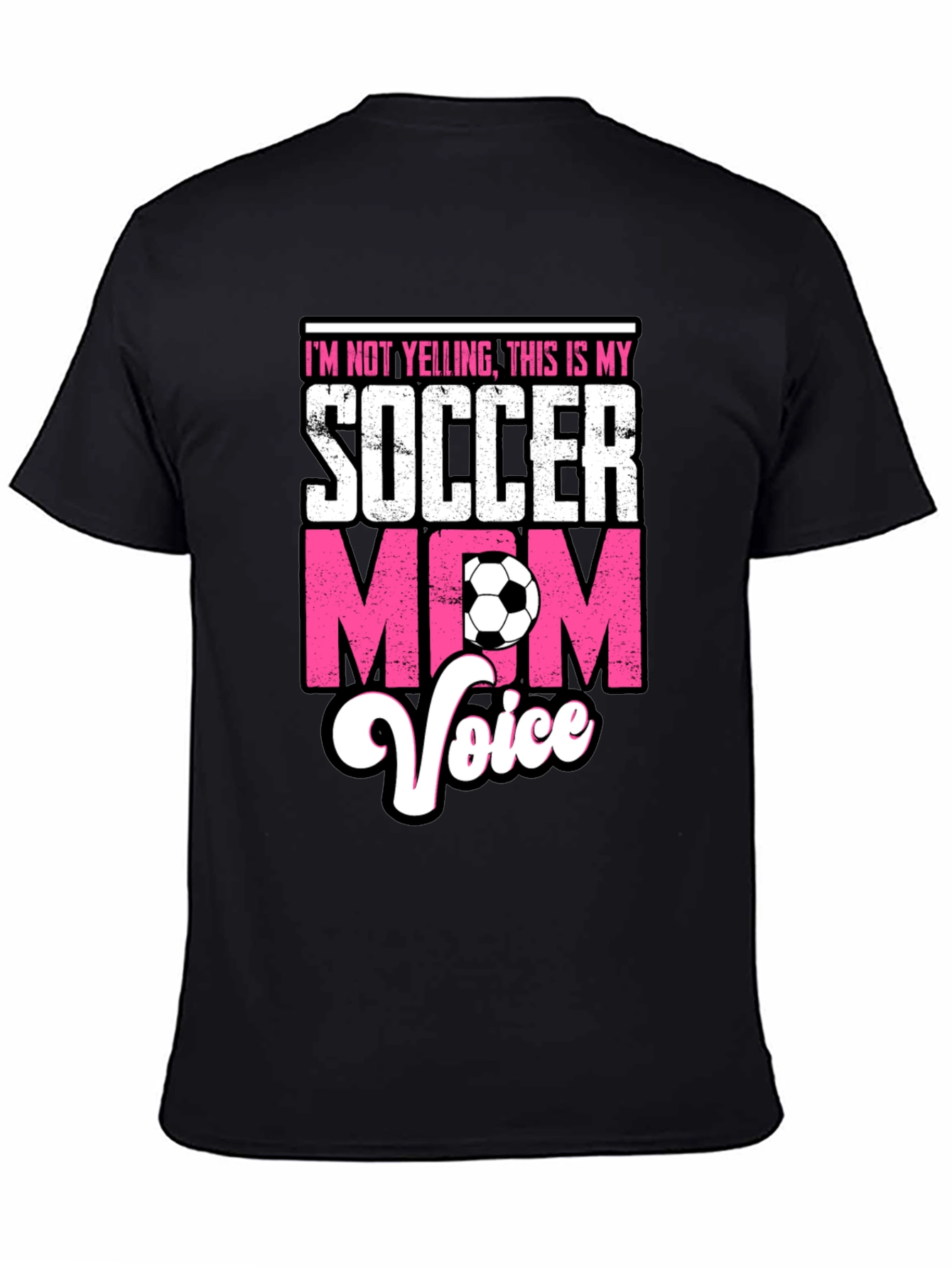 Soccer Mom Voice T-Shirt - Novelty Graphic Tee