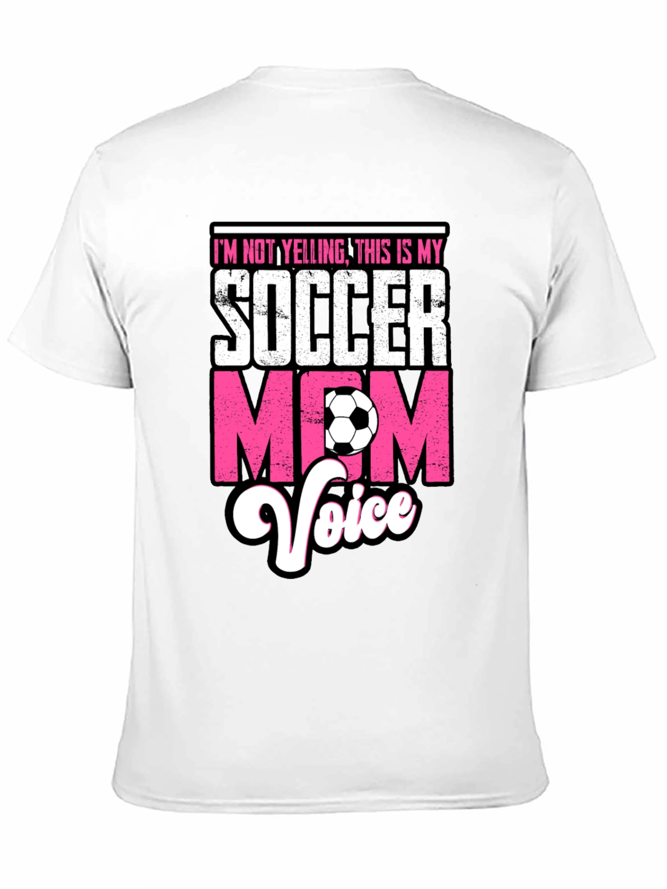Soccer Mom Voice T-Shirt - Novelty Graphic Tee