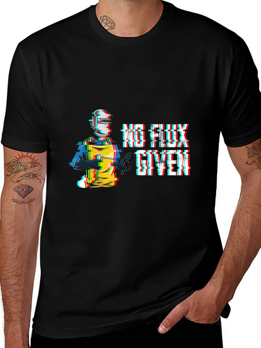 No Flux Given Black T-Shirt