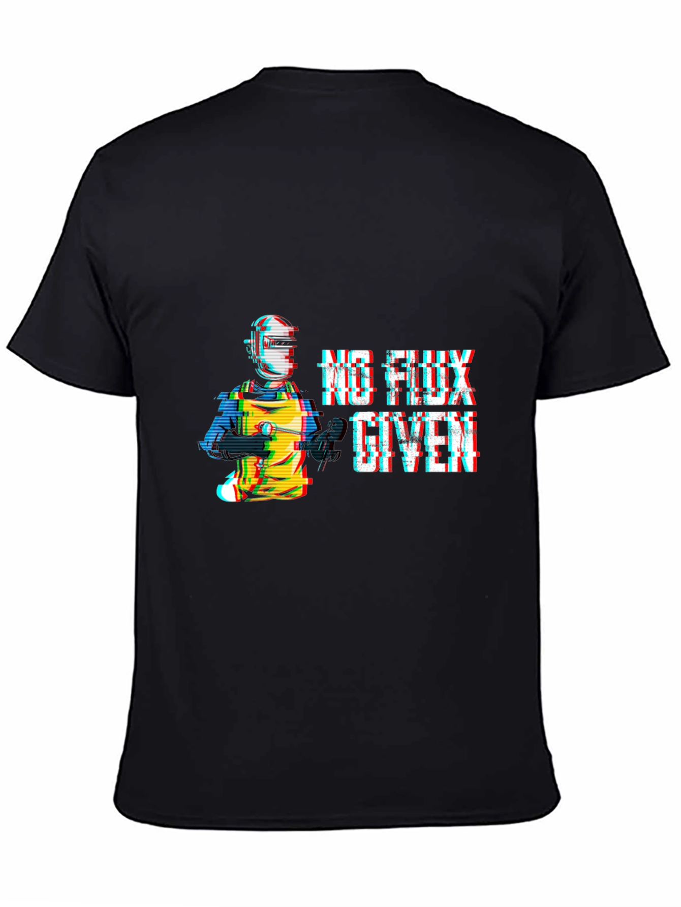 No Flux Given Black T-Shirt