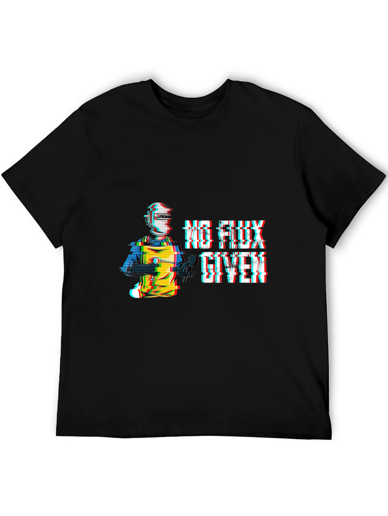 No Flux Given Black T-Shirt