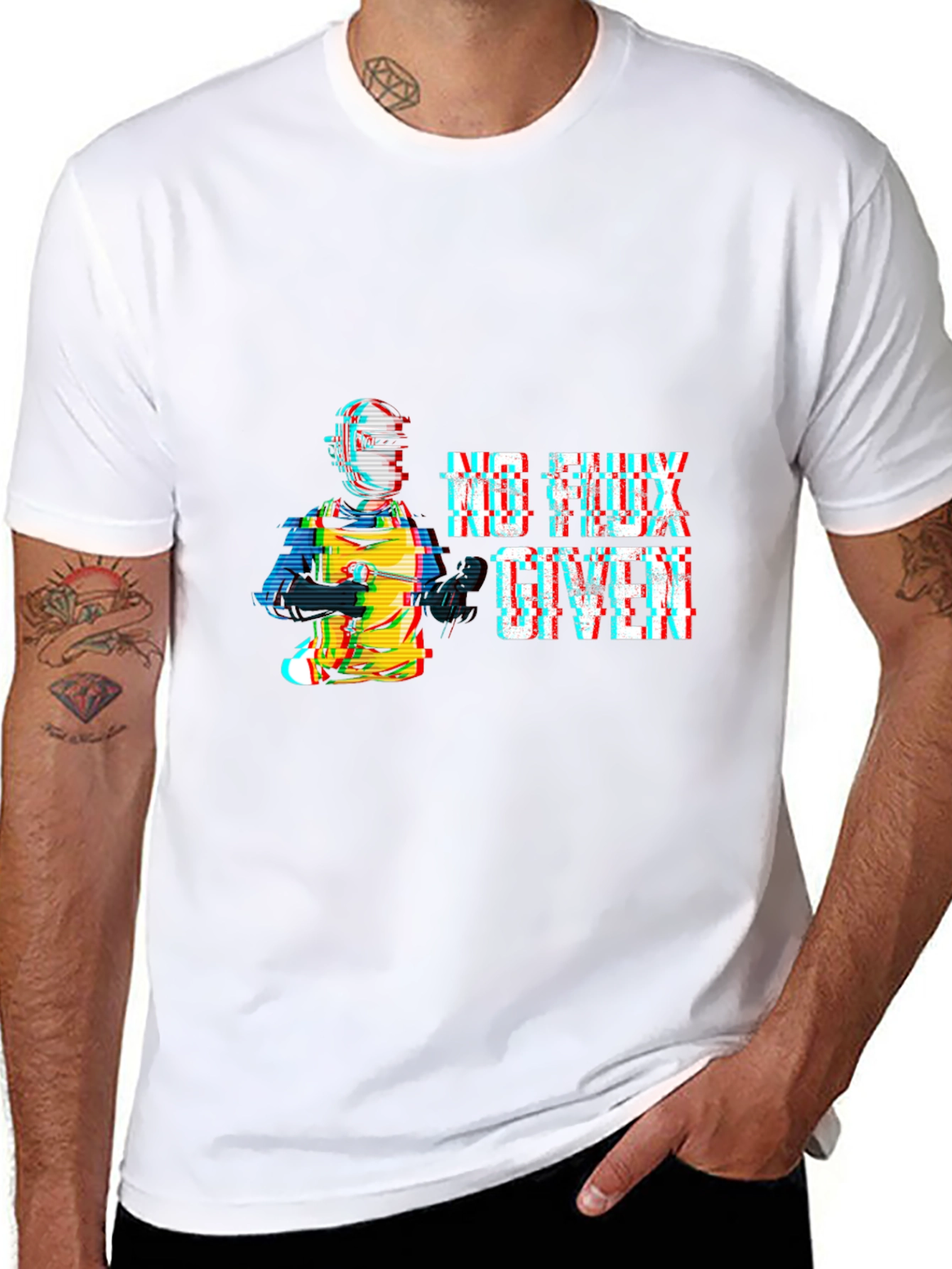 No Flux Given Black T-Shirt