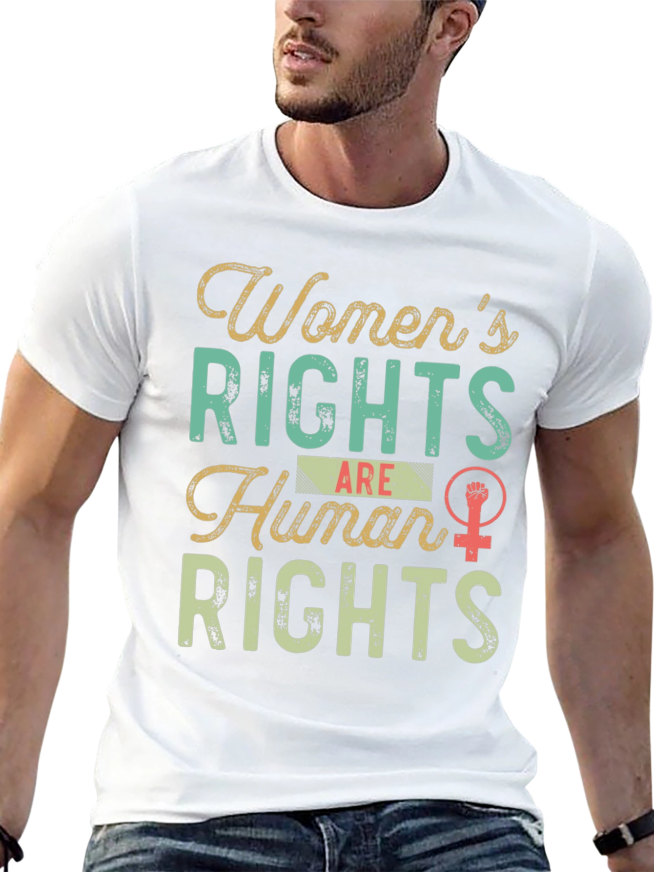 Womens Rights Are Human Rights Graphic Tee