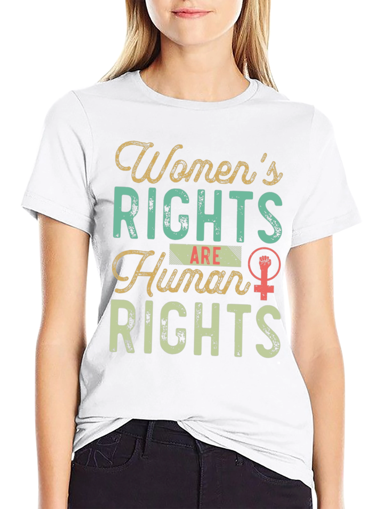 Womens Rights Are Human Rights Graphic Tee