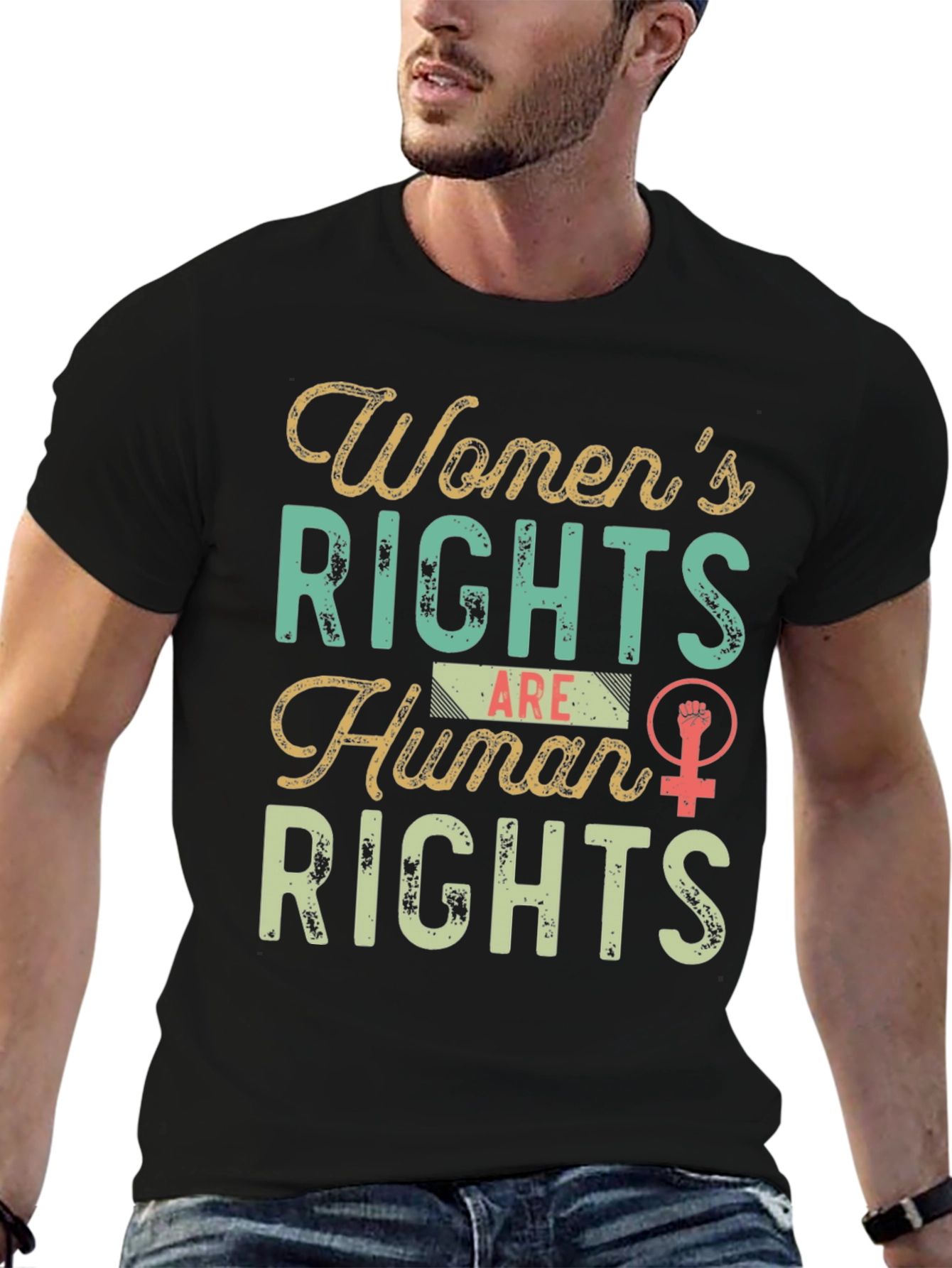 Womens Rights Are Human Rights Graphic Tee