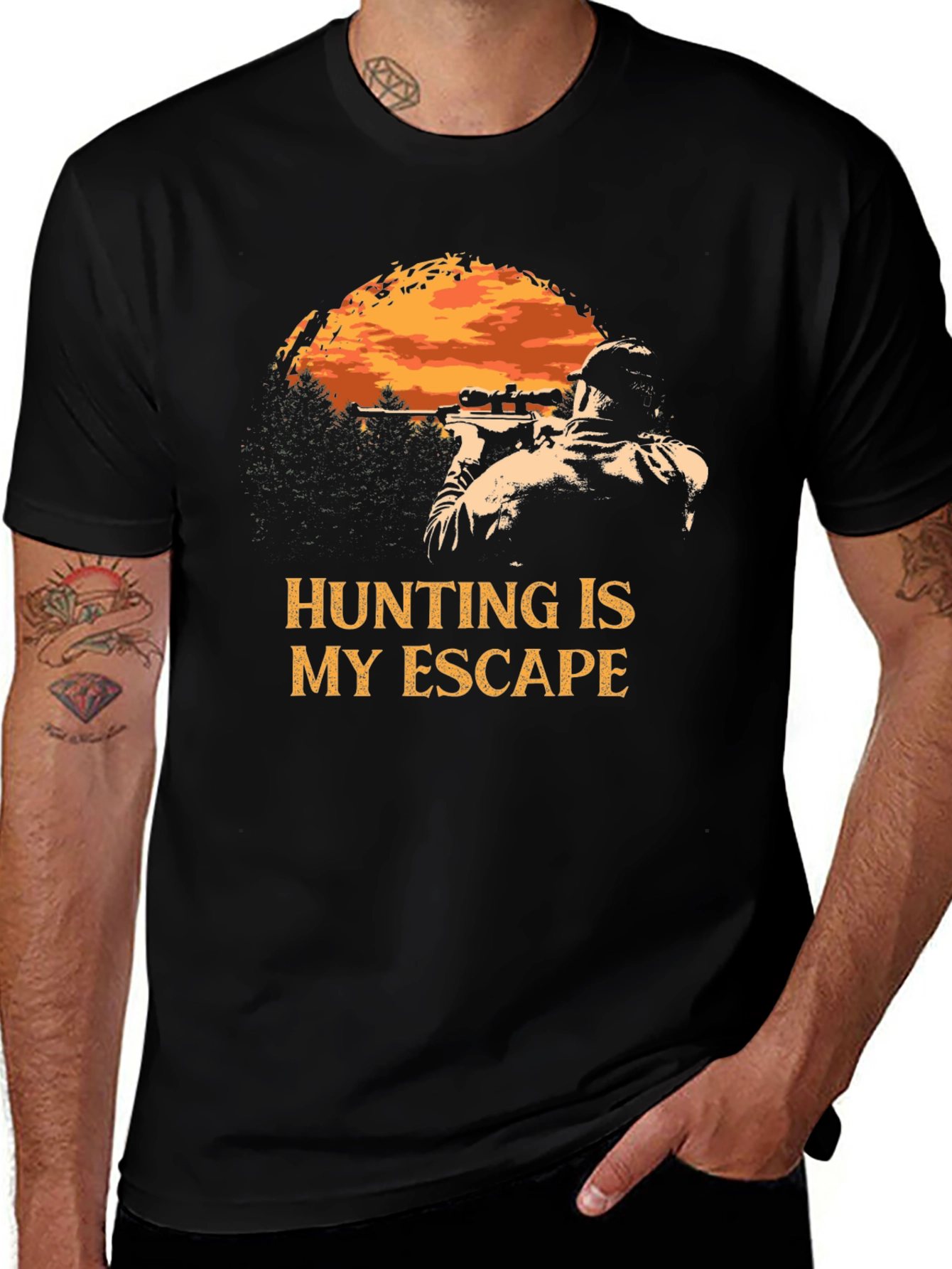 Hunting Is My Escape Graphic Tee