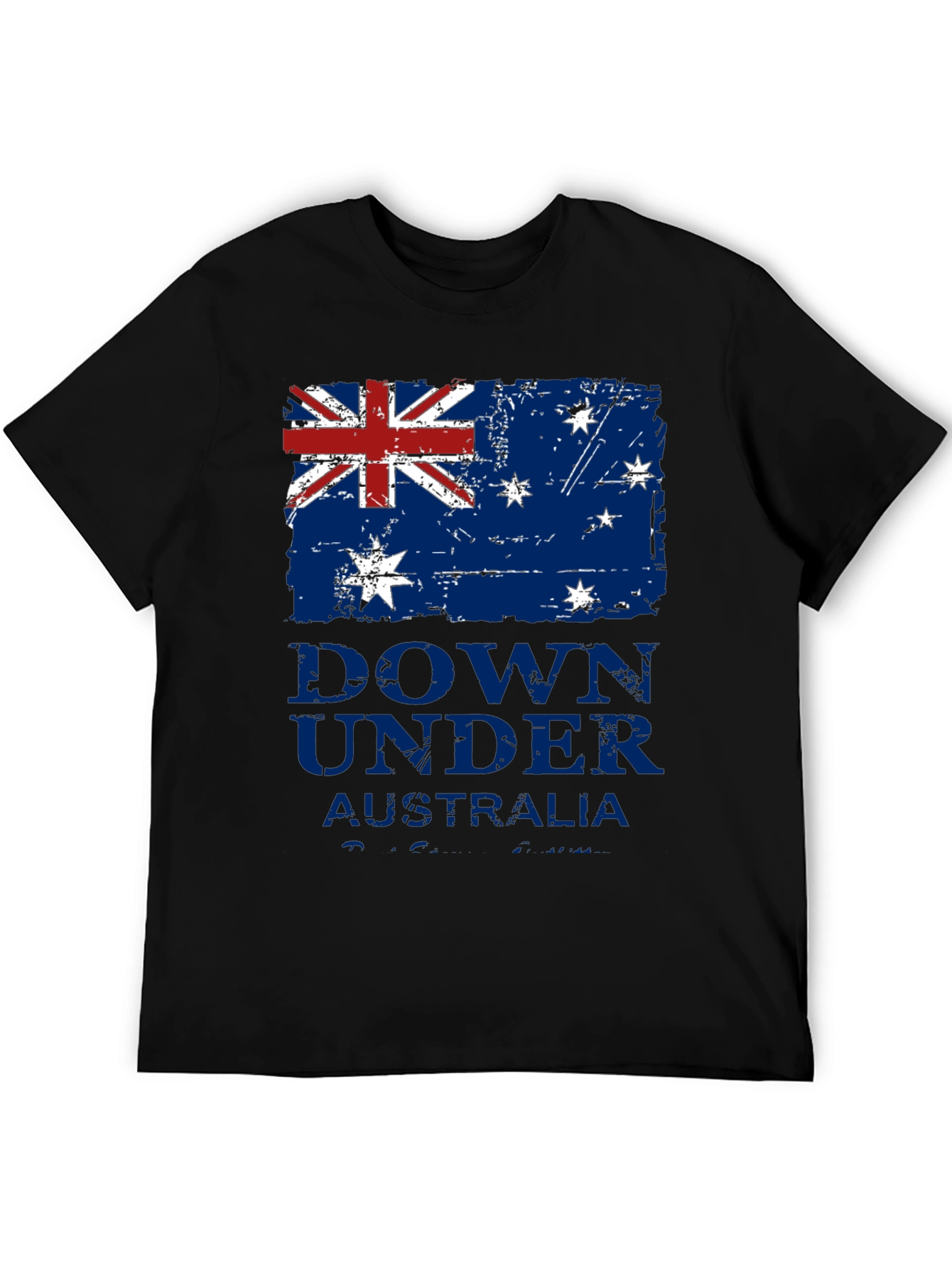 Down Under Australia Flag Graphic T-Shirt