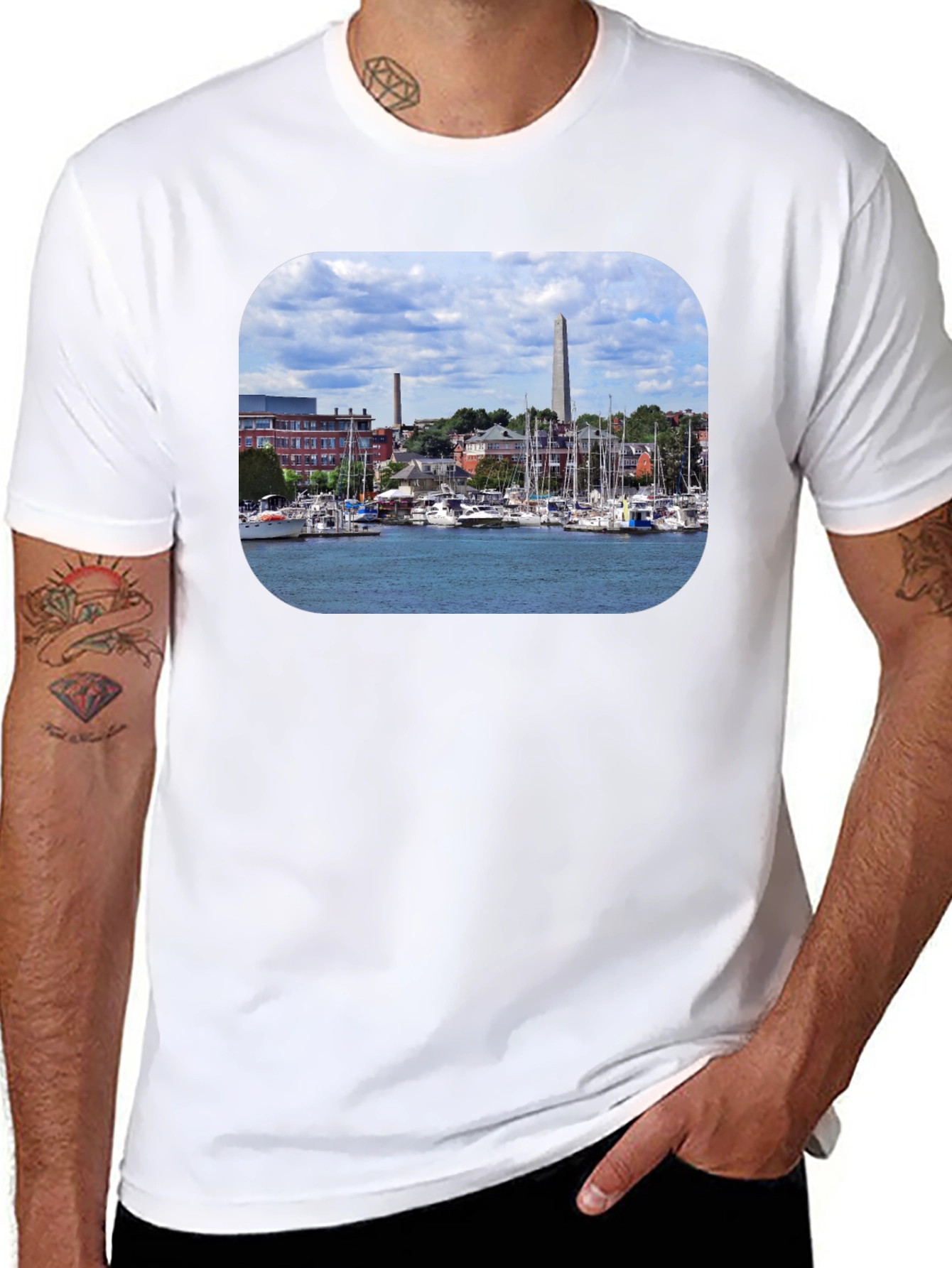Salem MA Skyline T-Shirt