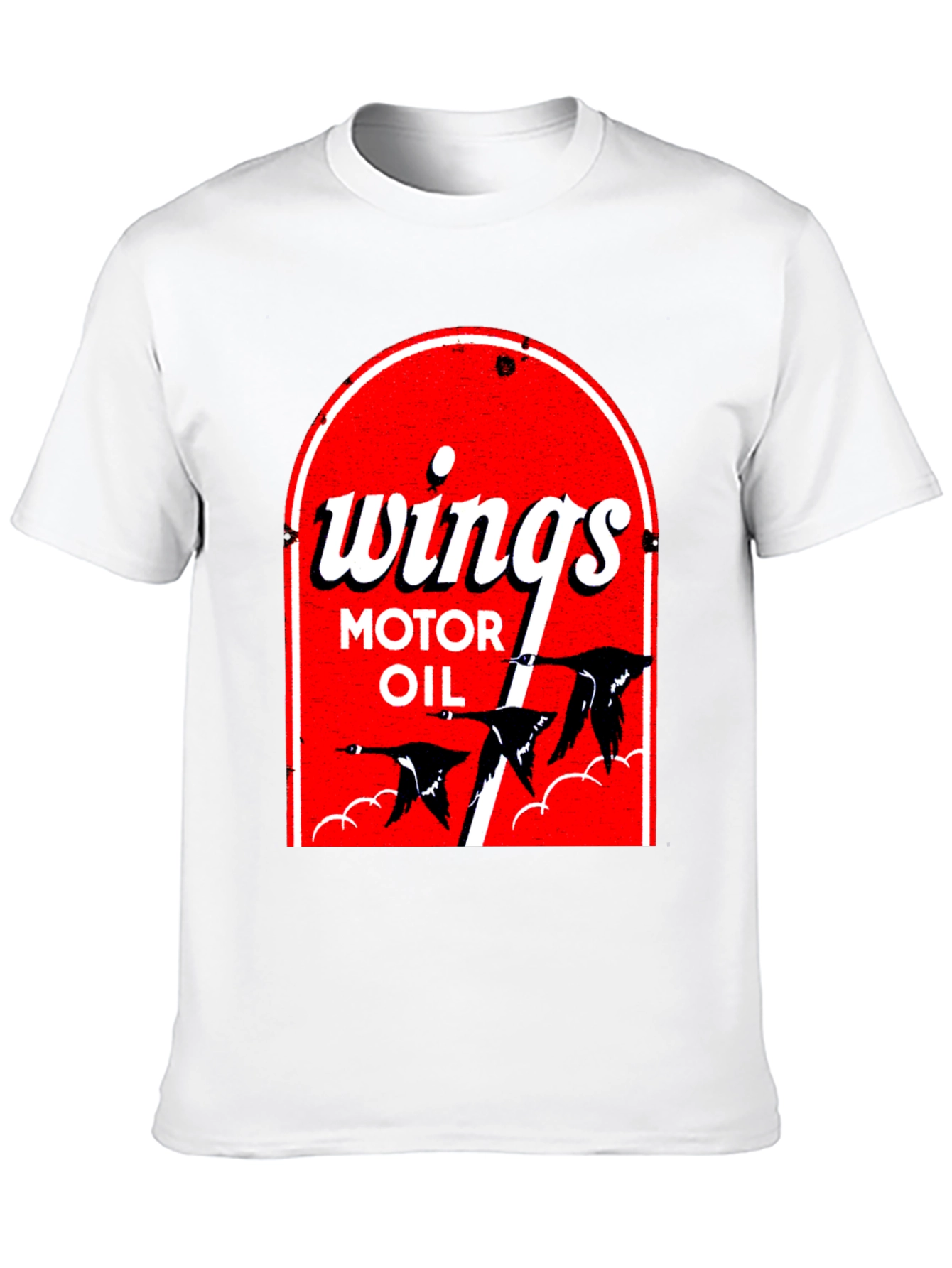 Wings Motor Oil Graphic T-Shirt