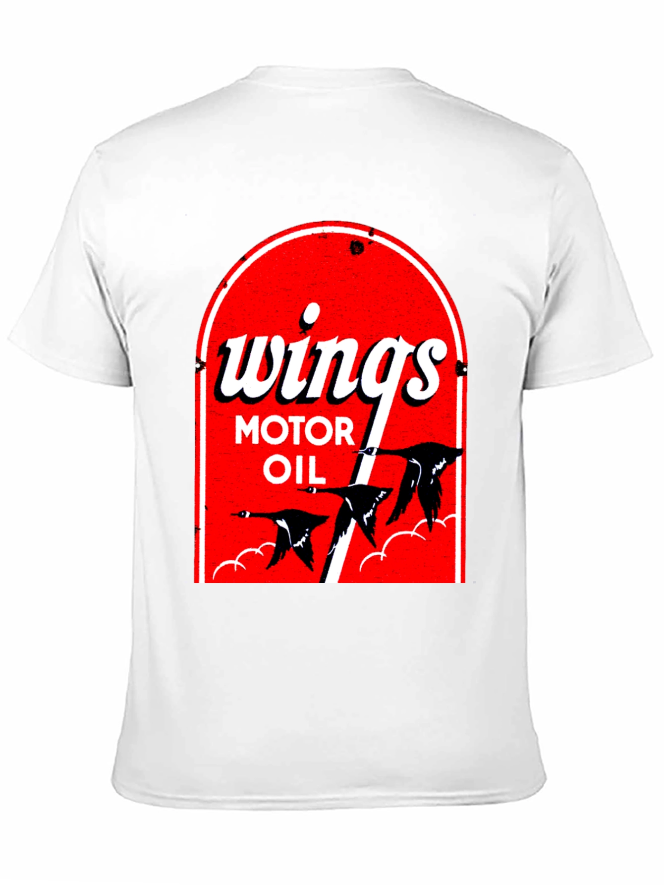 Wings Motor Oil Graphic T-Shirt