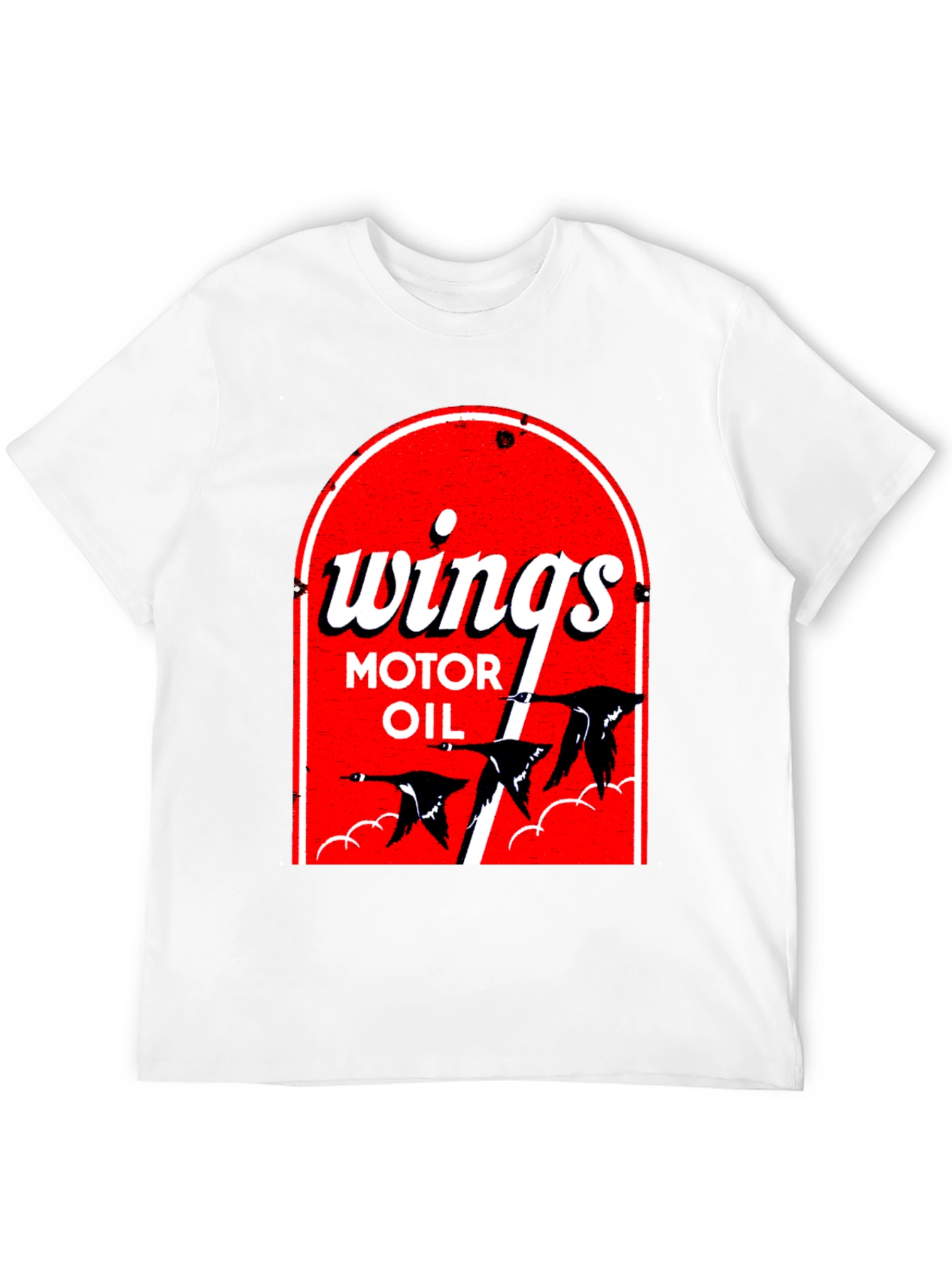 Wings Motor Oil Graphic T-Shirt