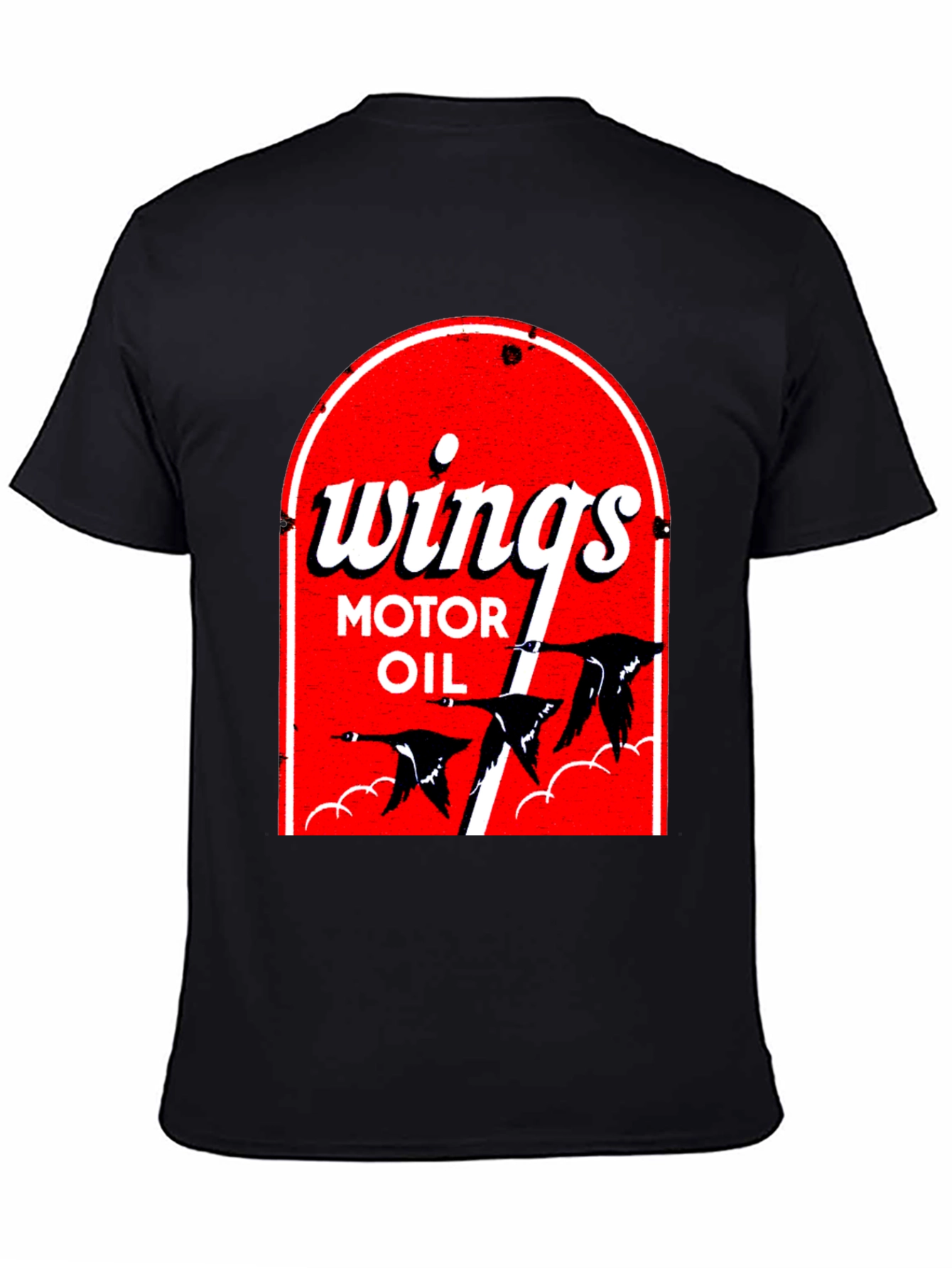 Wings Motor Oil Graphic T-Shirt