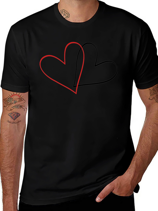 Heart Outline Graphic T-Shirt