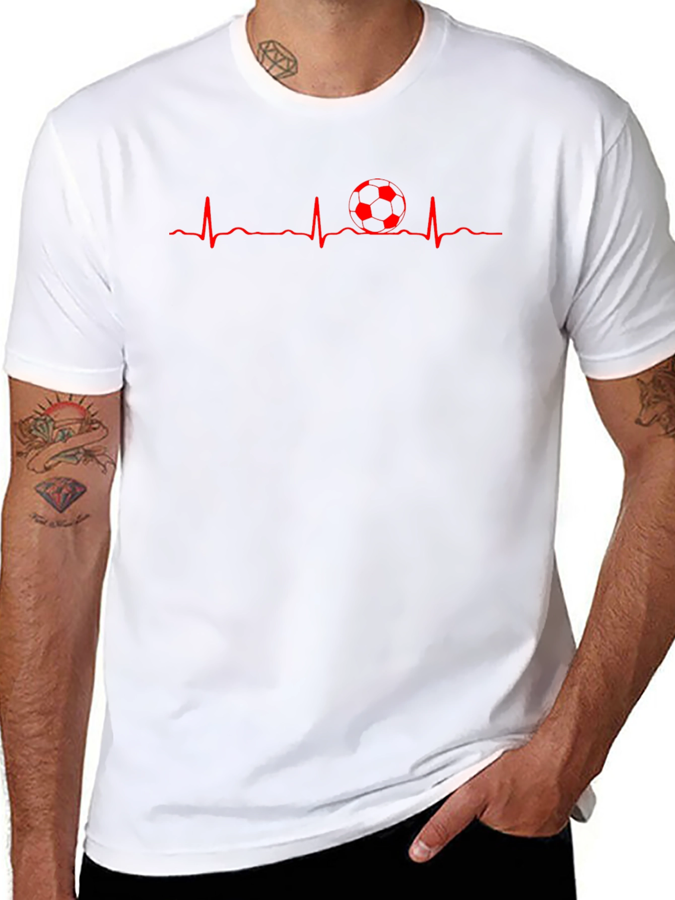 Soccer Heartbeat T-Shirt - Passion for the Game