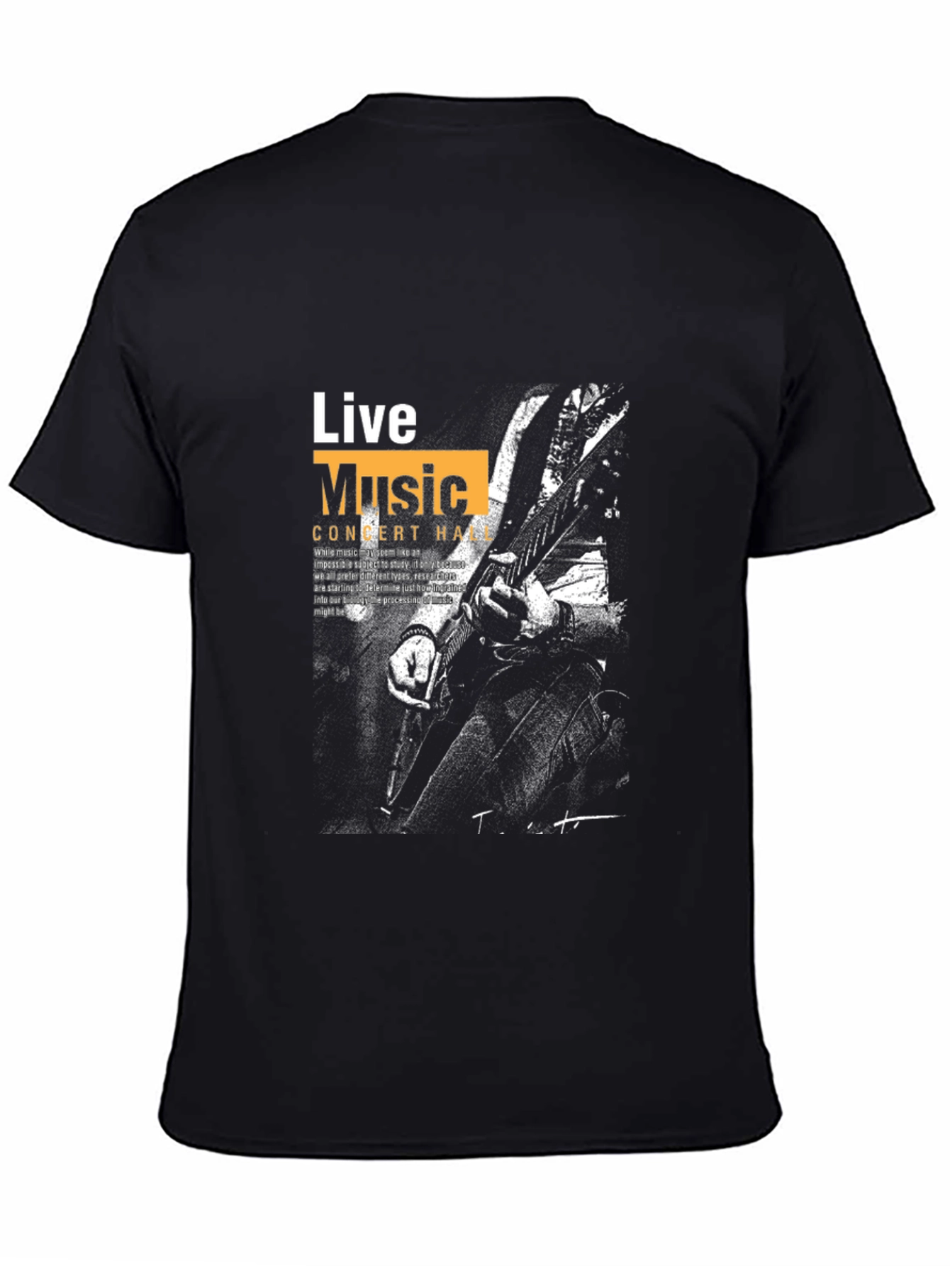 Live Music Concert Graphic T-Shirt