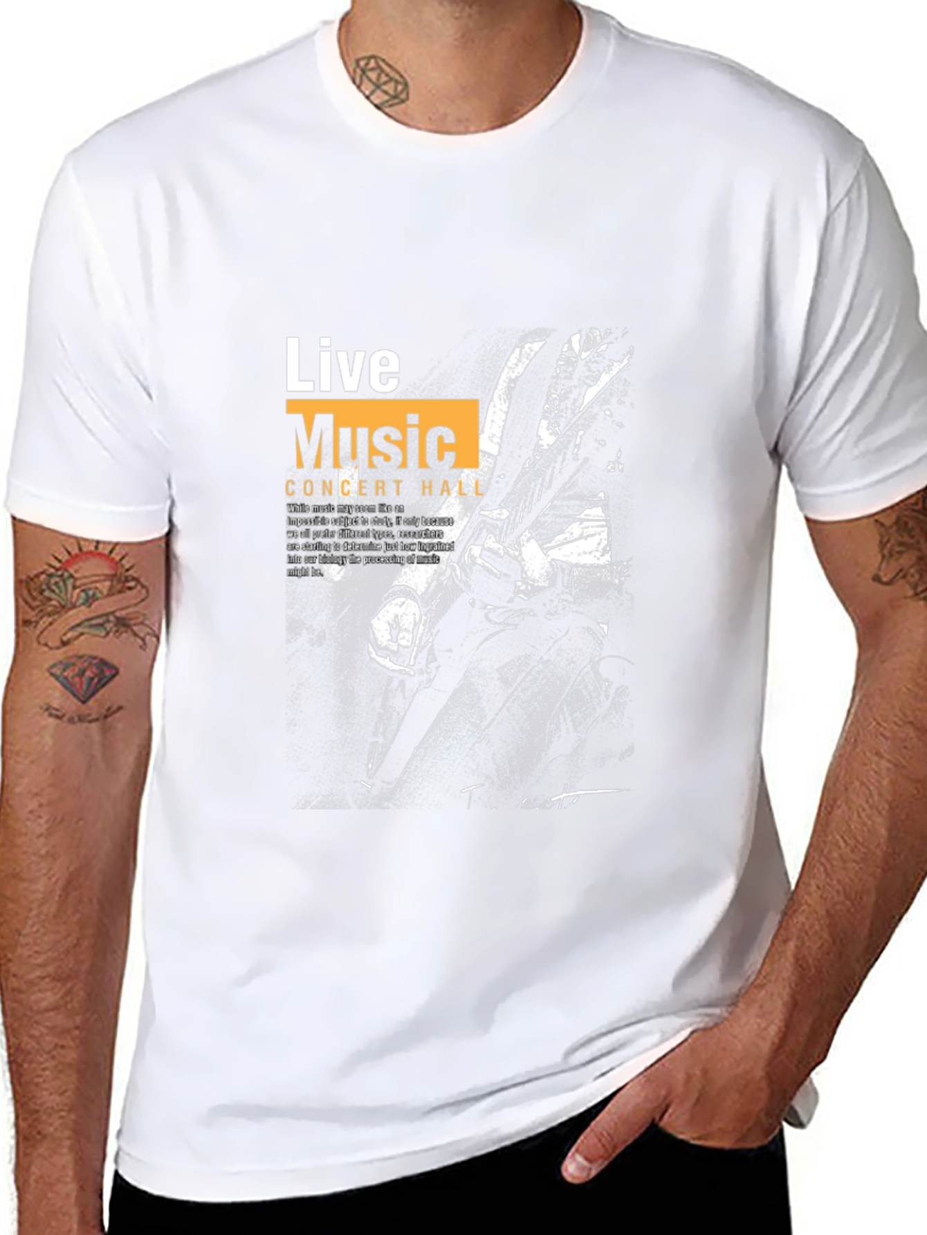Live Music Concert Graphic T-Shirt