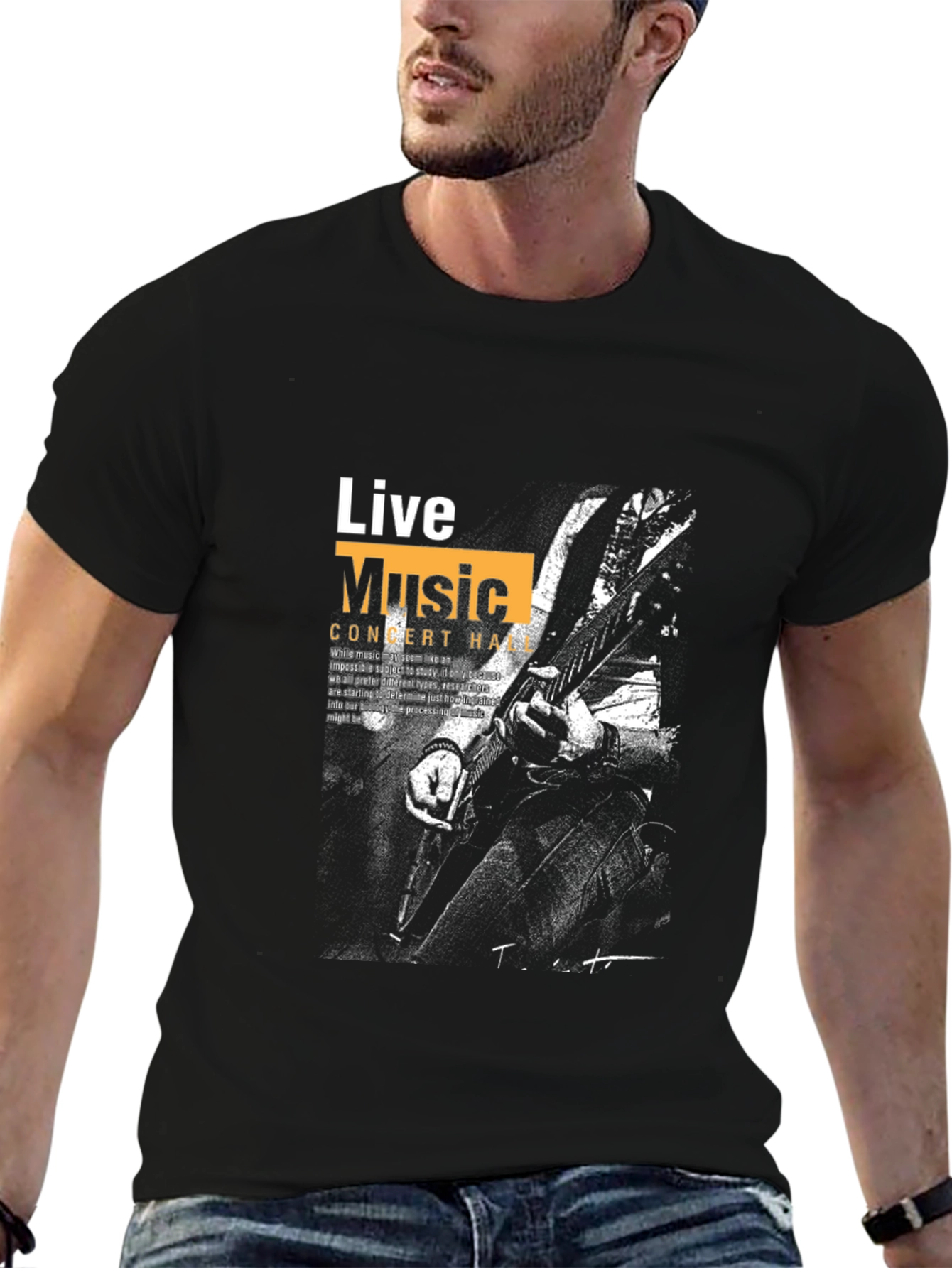 Live Music Concert Graphic T-Shirt