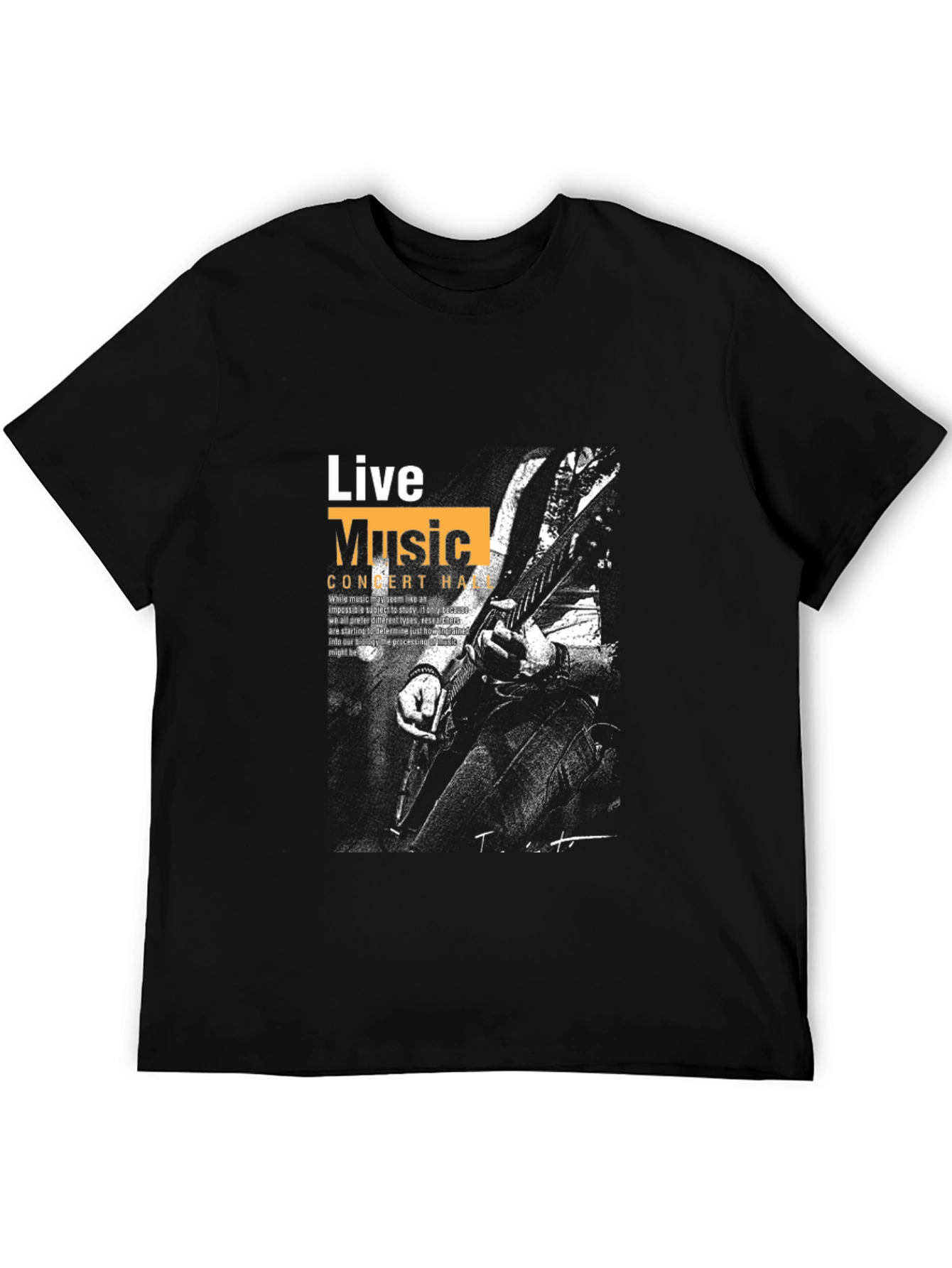 Live Music Concert Graphic T-Shirt
