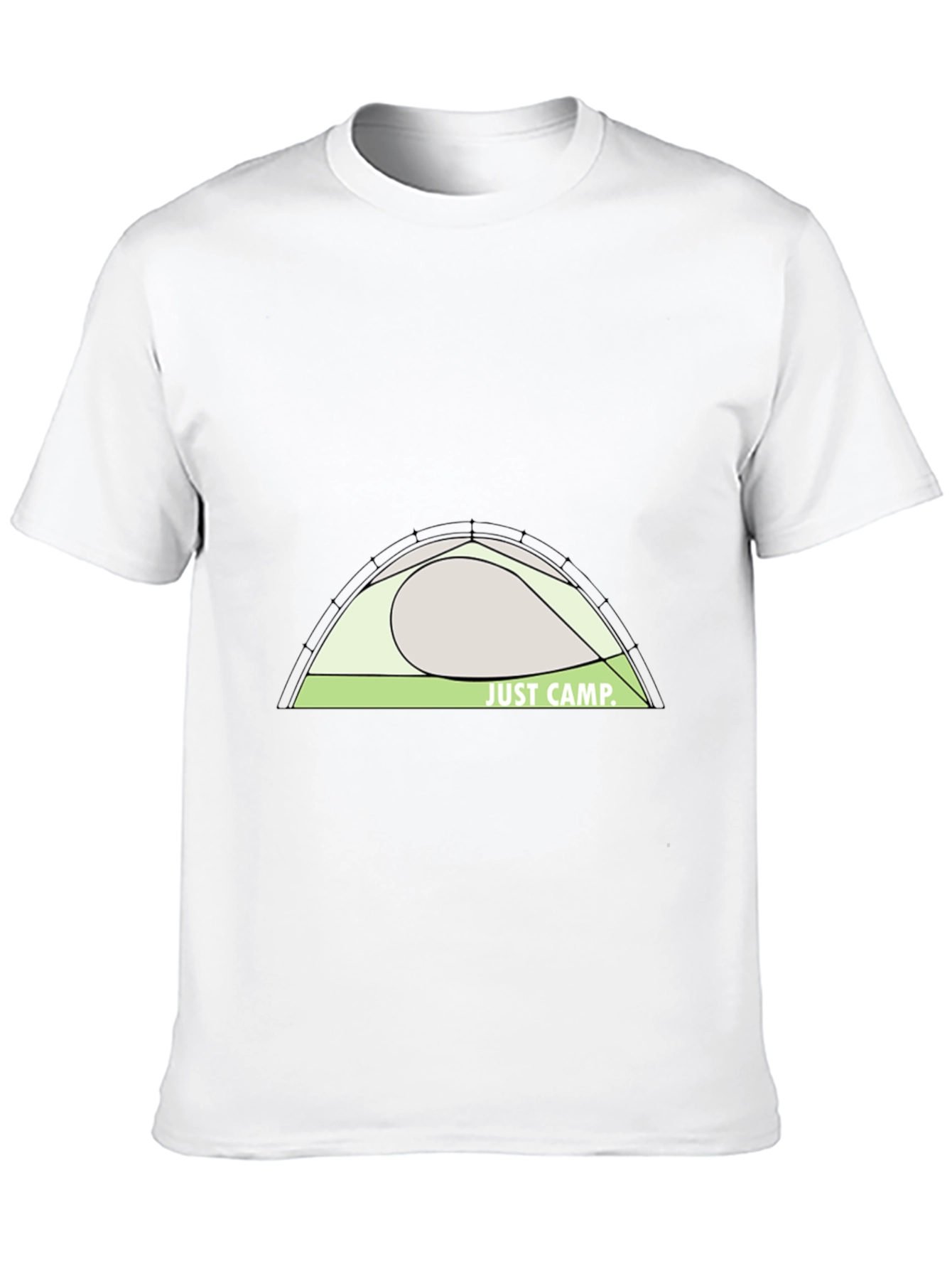 Just Camp Black T-Shirt - Outdoor Adventure