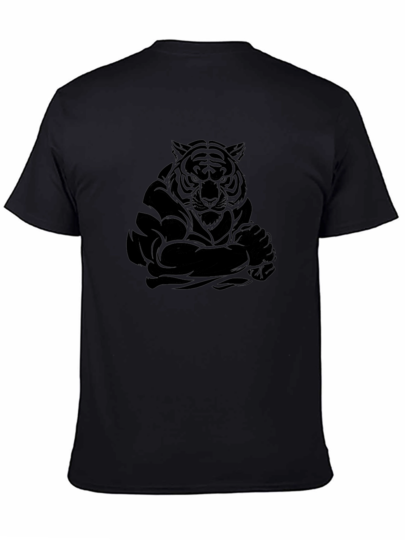 Black Tiger Graphic T-Shirt