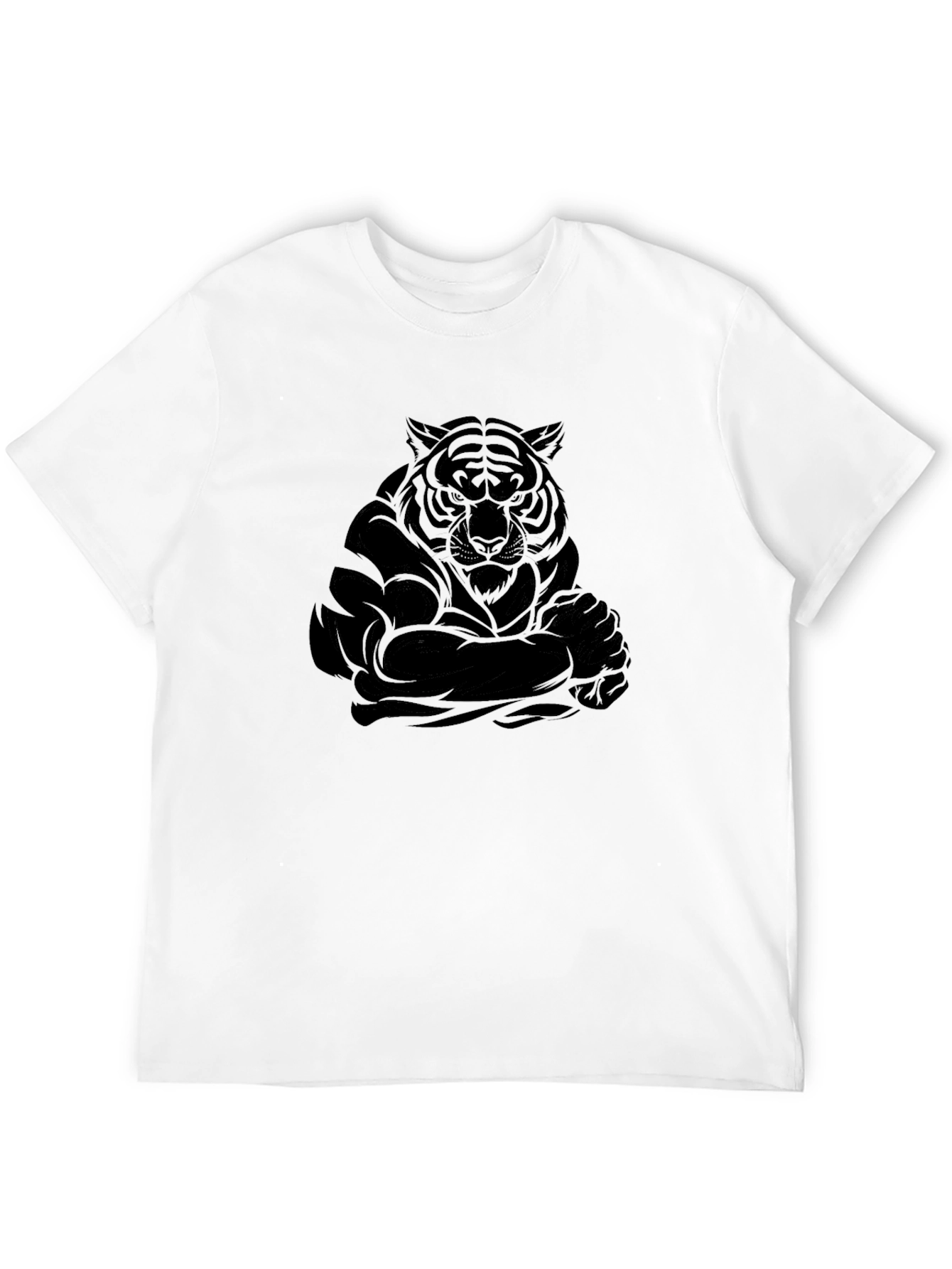 Black Tiger Graphic T-Shirt