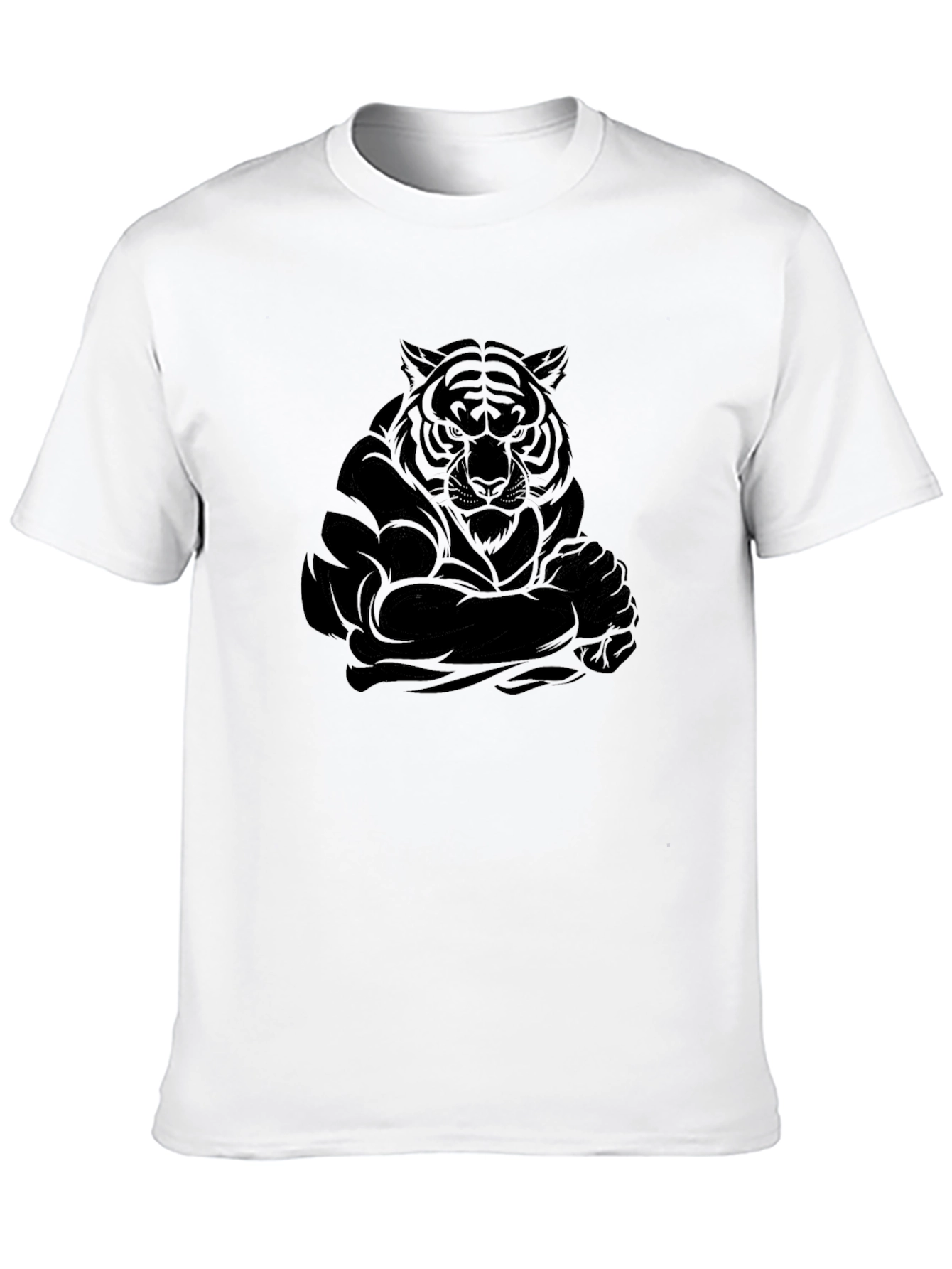 Black Tiger Graphic T-Shirt
