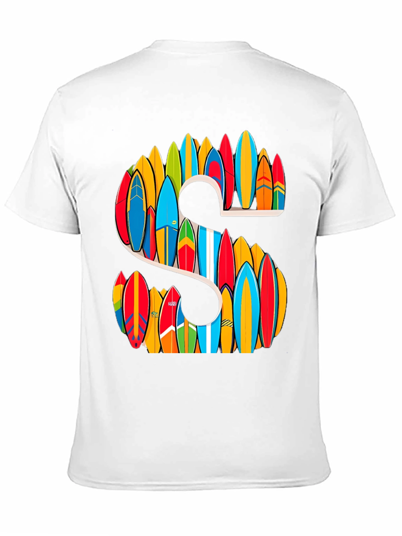 Surfboard Initial S T-Shirt