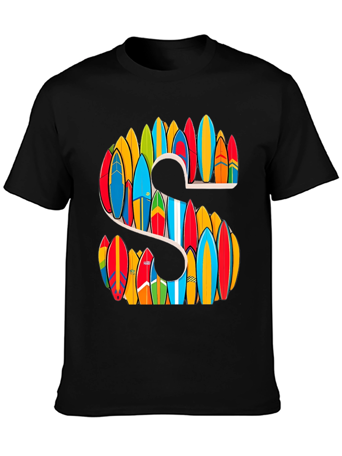Surfboard Initial S T-Shirt