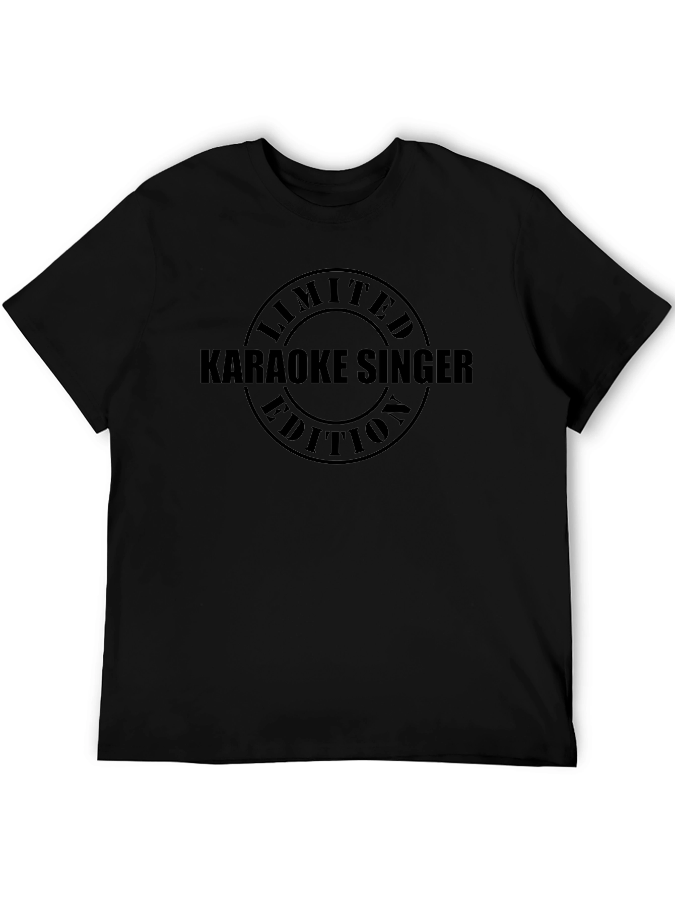 Karaoke Singer Limited Edition Black T-Shirt