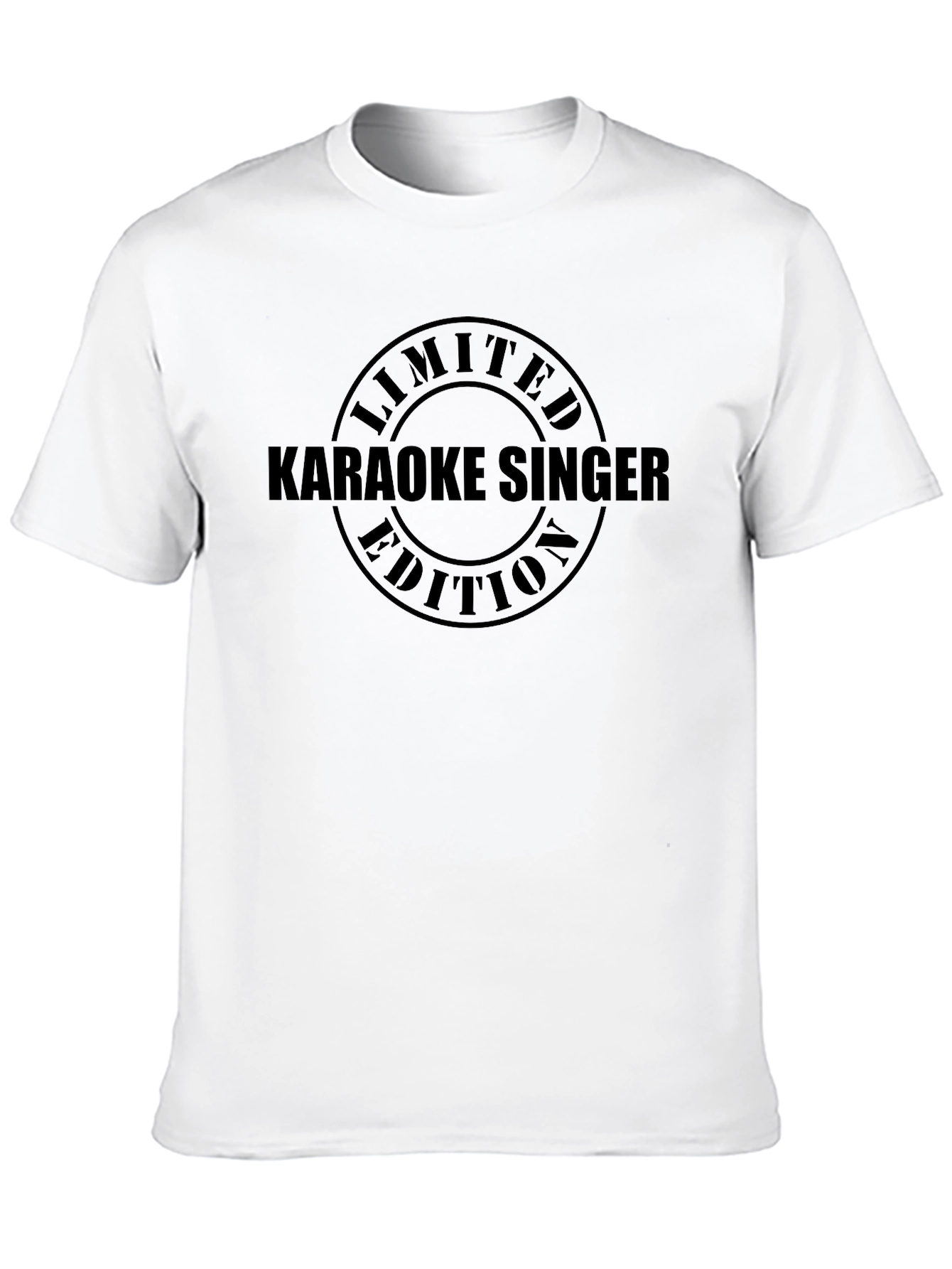 Karaoke Singer Limited Edition Black T-Shirt