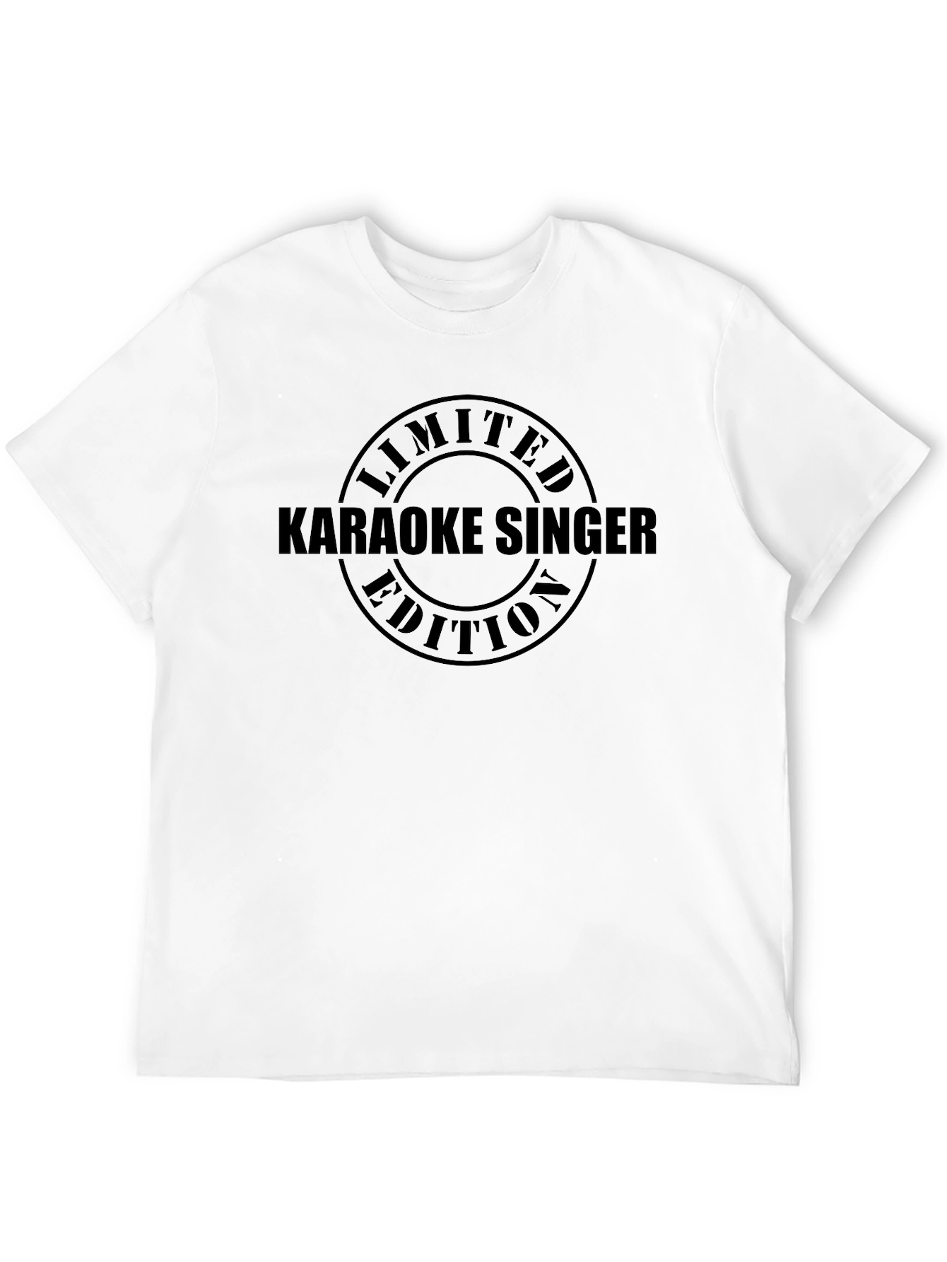 Karaoke Singer Limited Edition Black T-Shirt