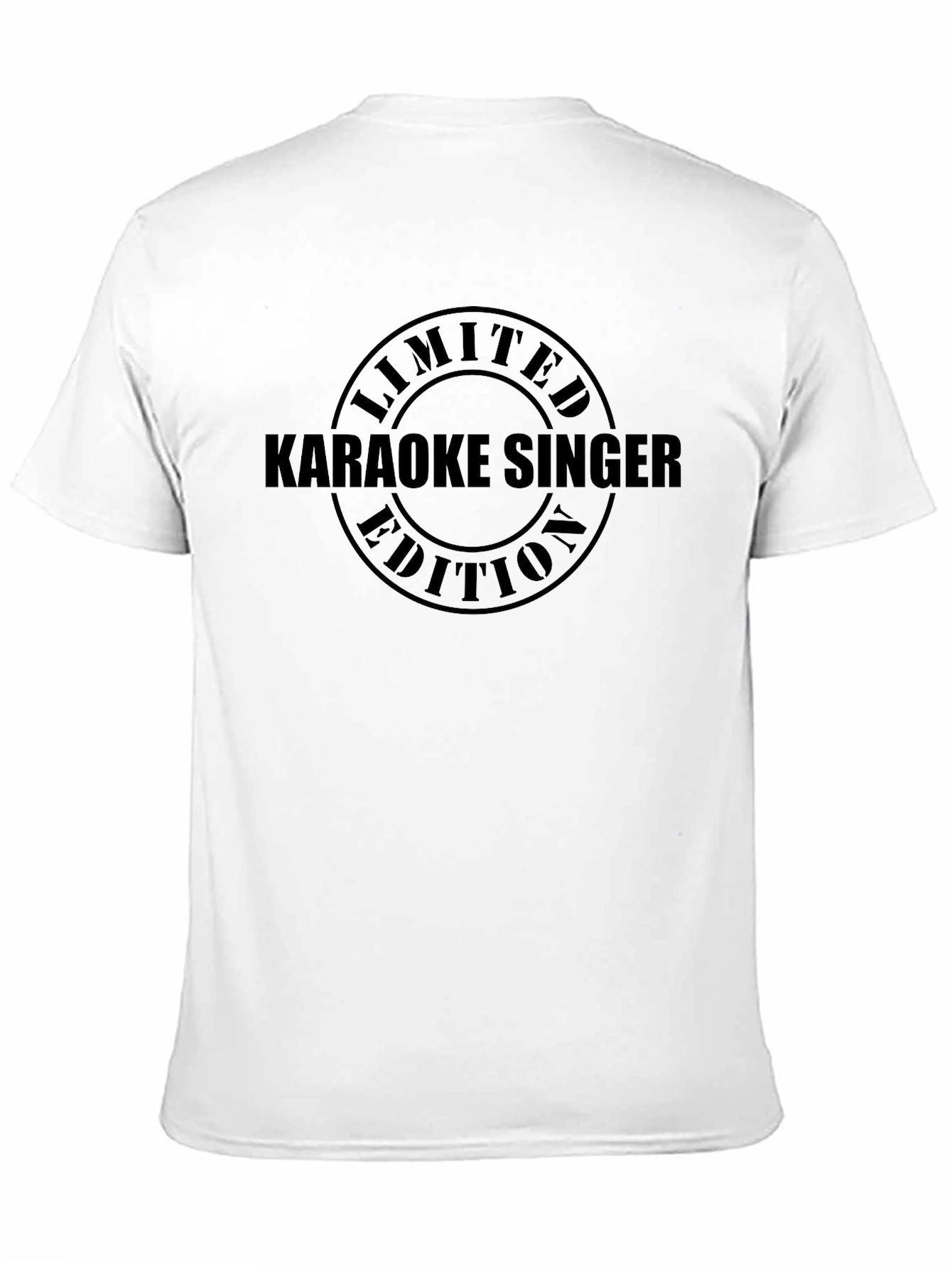 Karaoke Singer Limited Edition Black T-Shirt