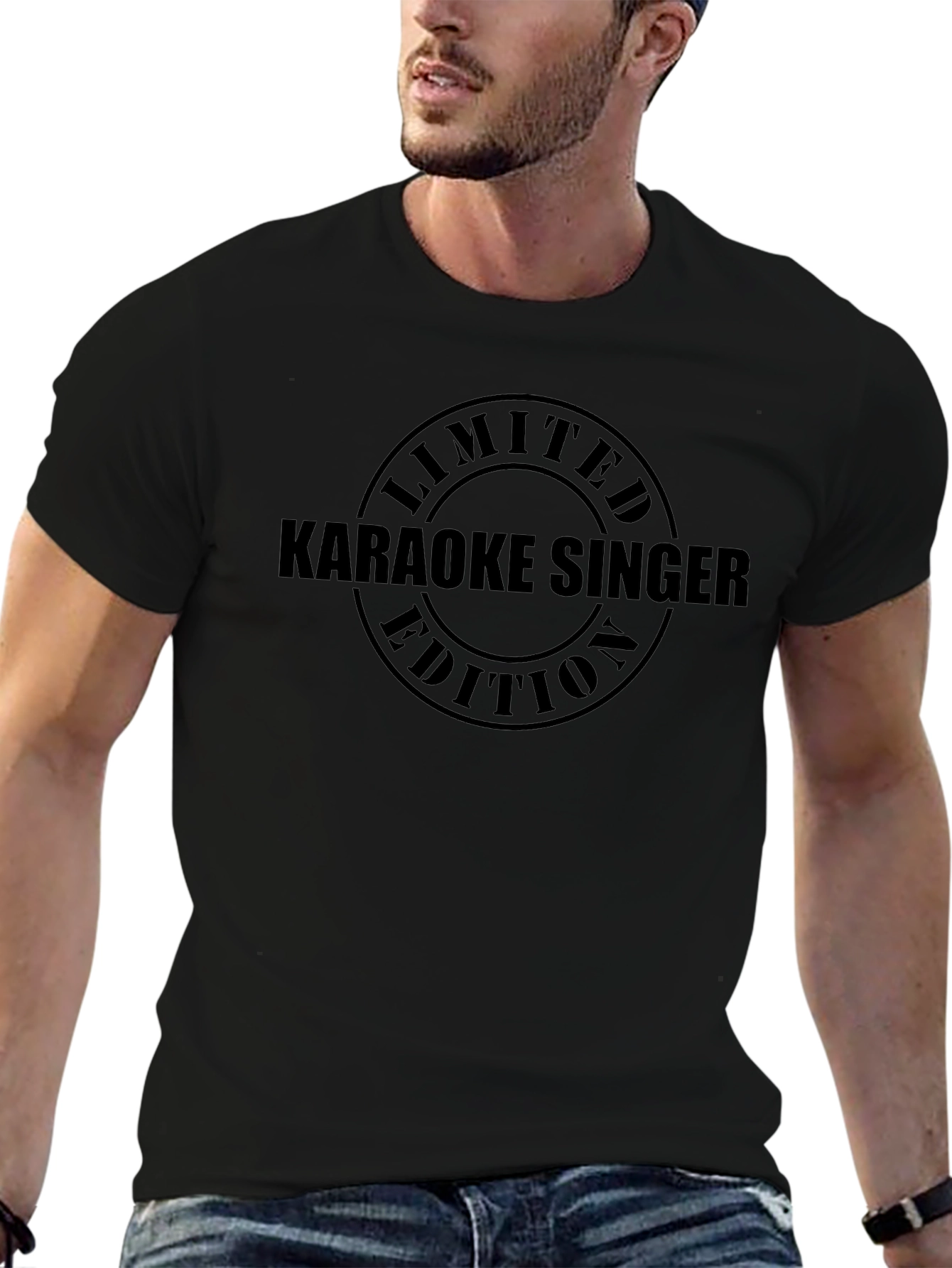 Karaoke Singer Limited Edition Black T-Shirt