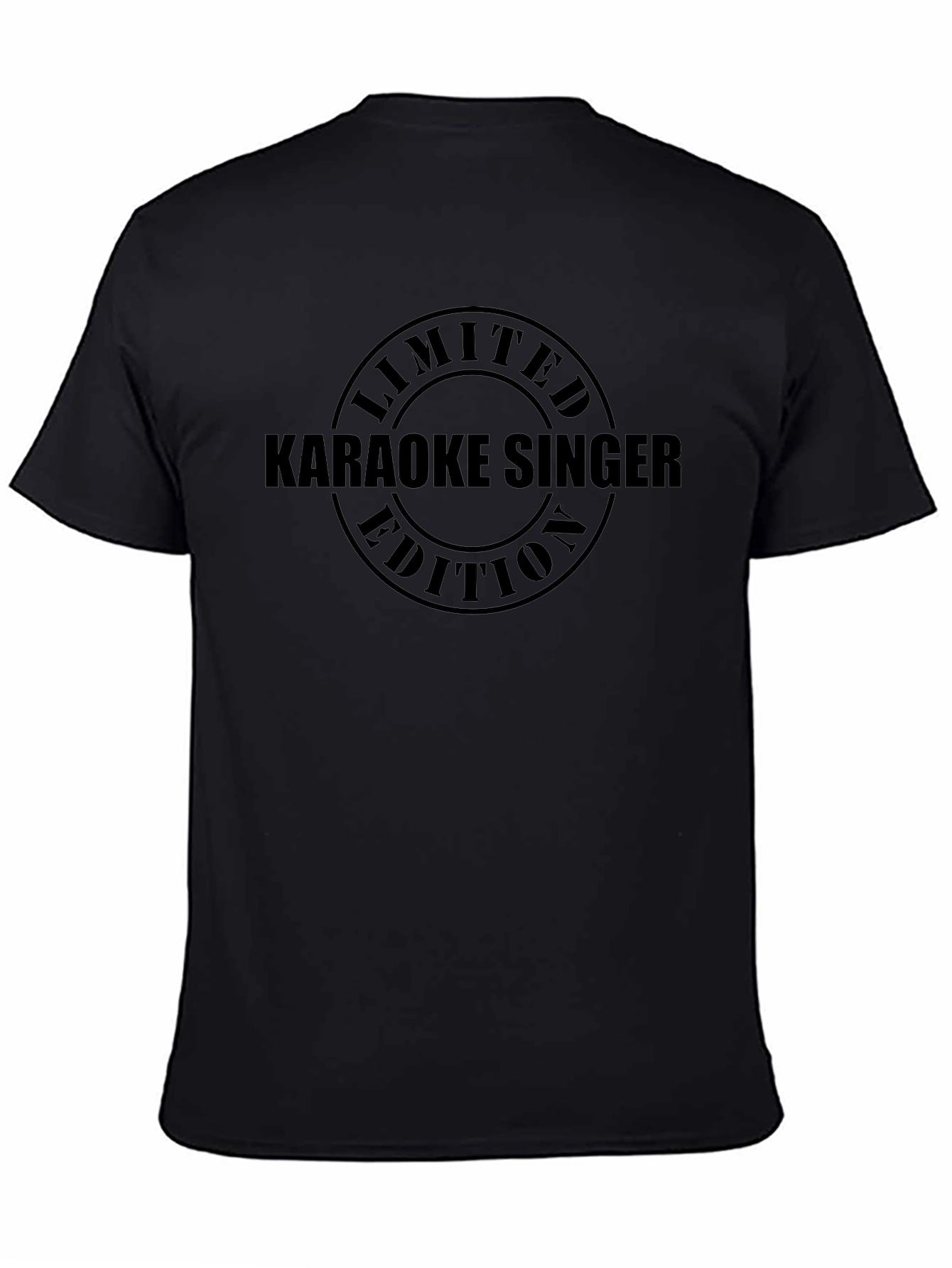 Karaoke Singer Limited Edition Black T-Shirt