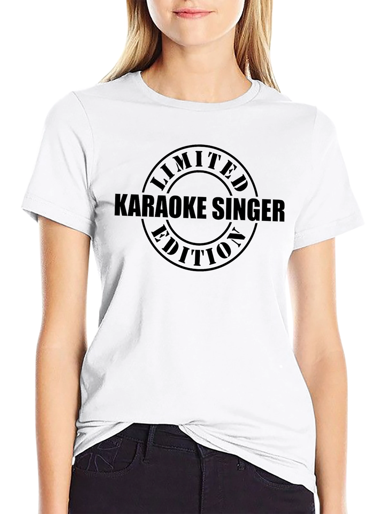 Karaoke Singer Limited Edition Black T-Shirt
