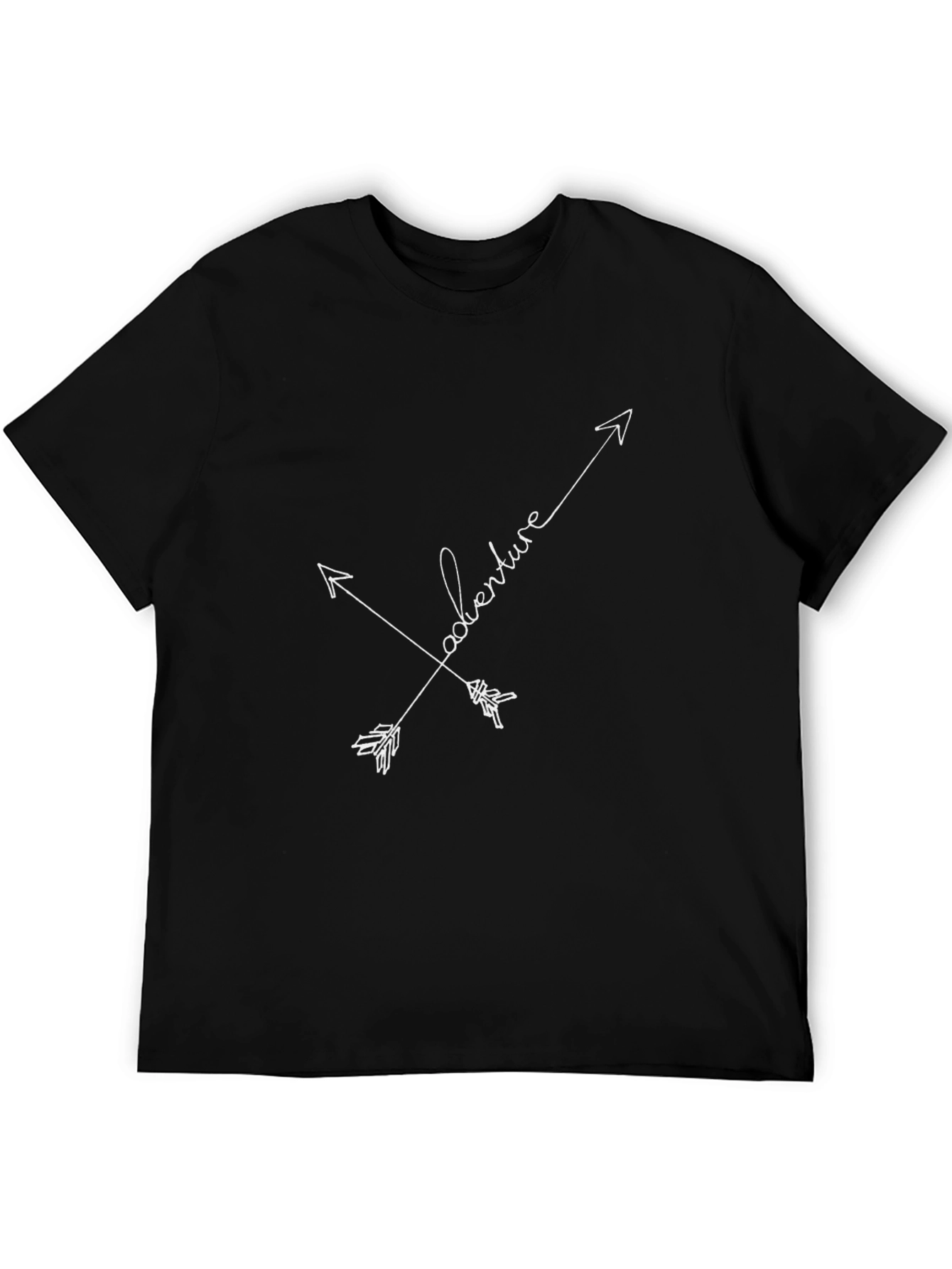 Adventure Arrows Black Graphic Tee
