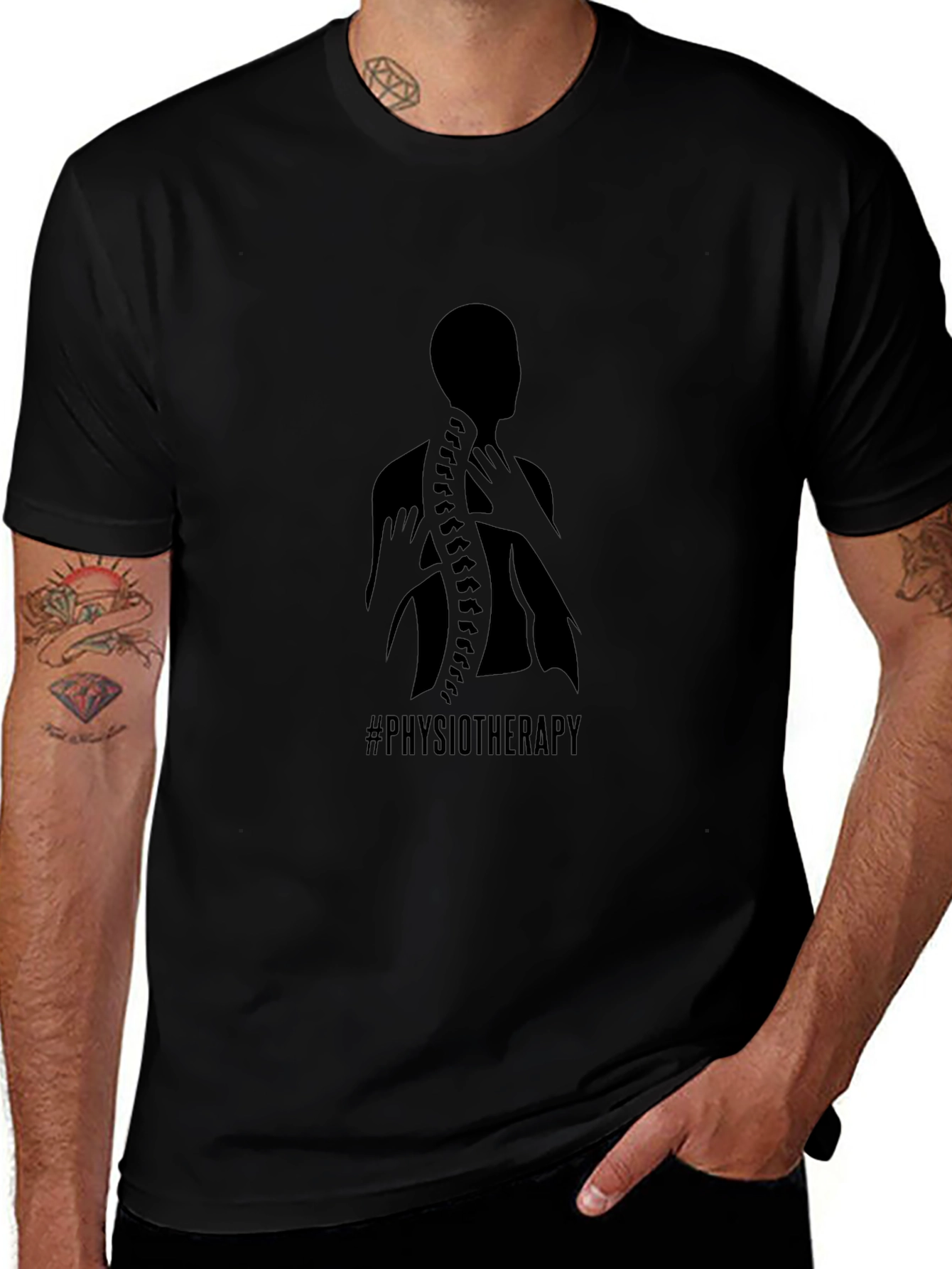 Chiropractor Therapy T-Shirt - Spine Adjustment