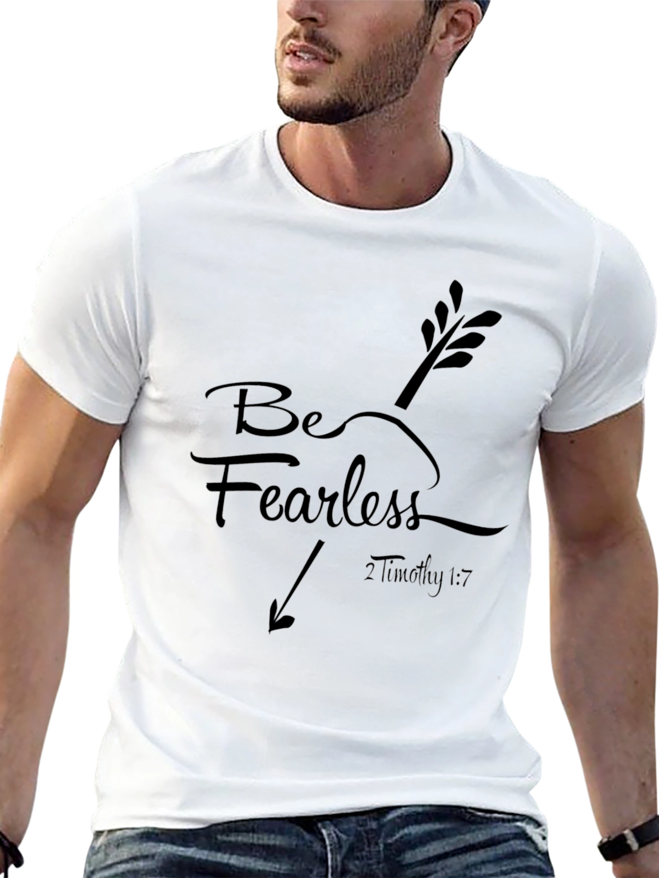 Be Fearless Graphic Tee - Christian Apparel