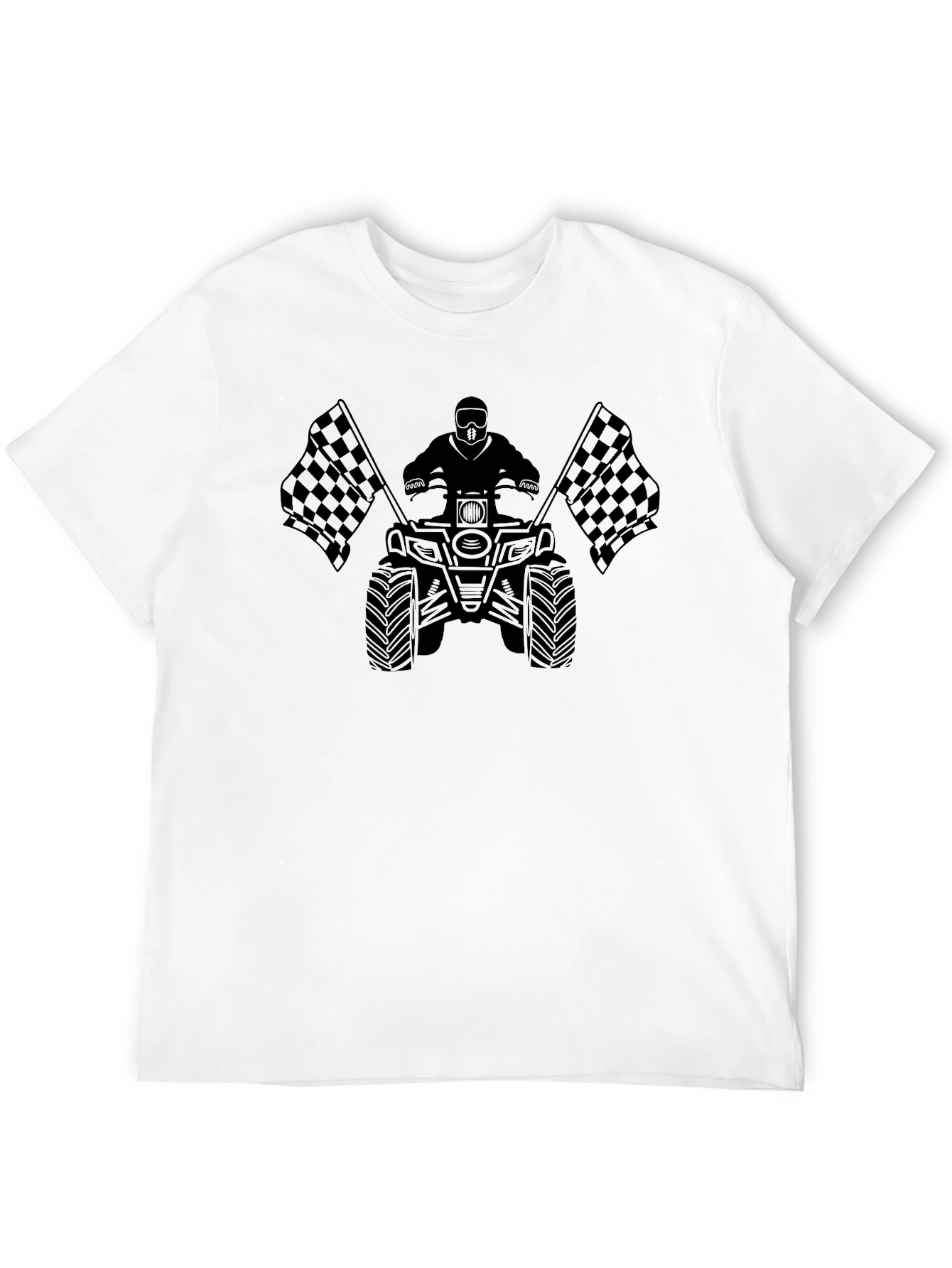 ATV Rider T-Shirt Black Graphic Tee