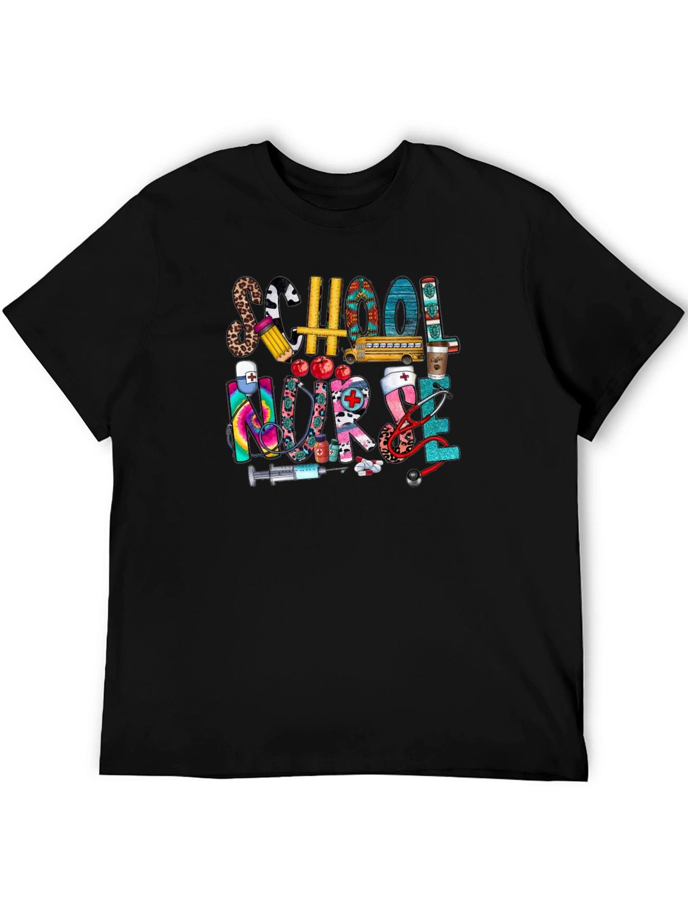 School Nurse Graphic T-Shirt