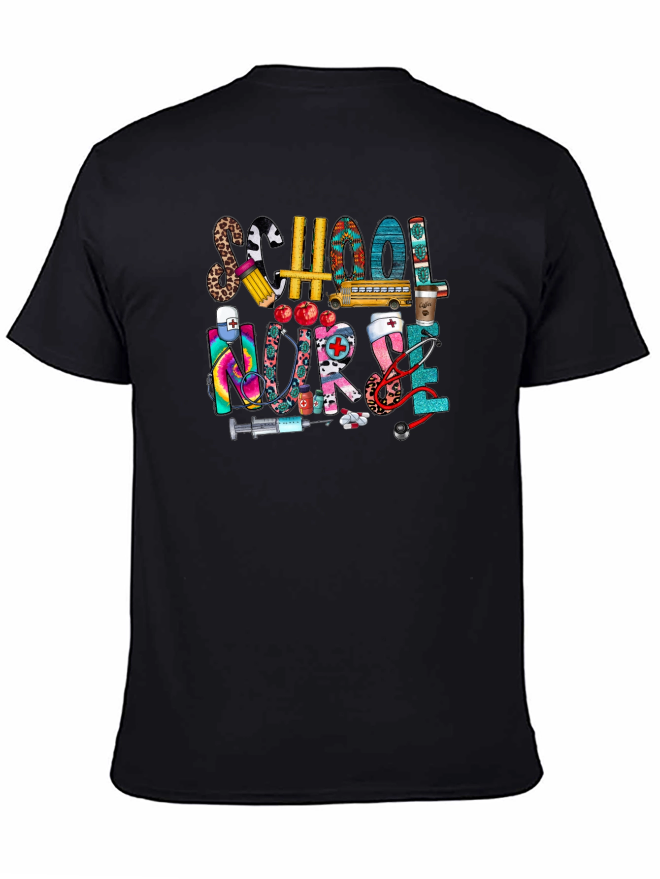 School Nurse Graphic T-Shirt