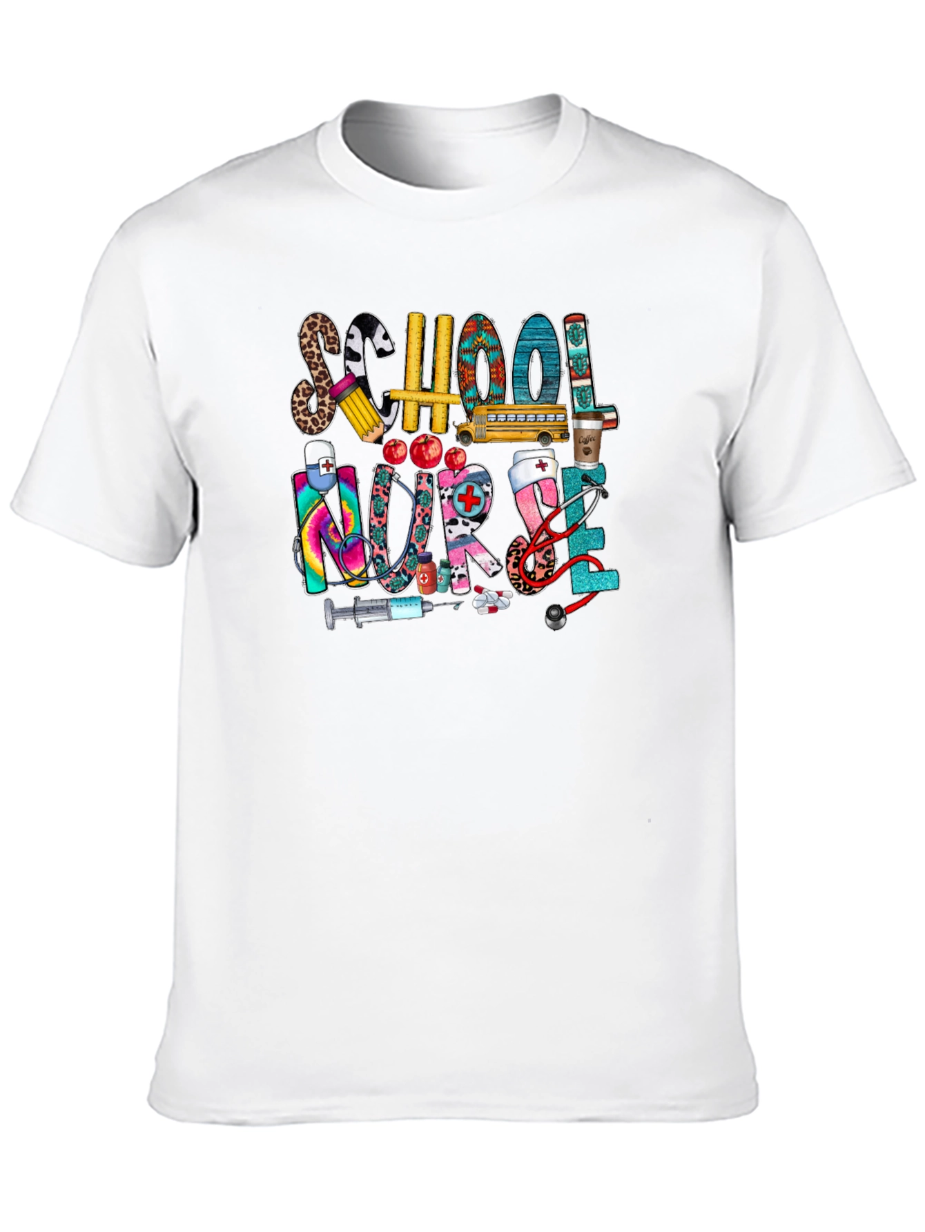 School Nurse Graphic T-Shirt