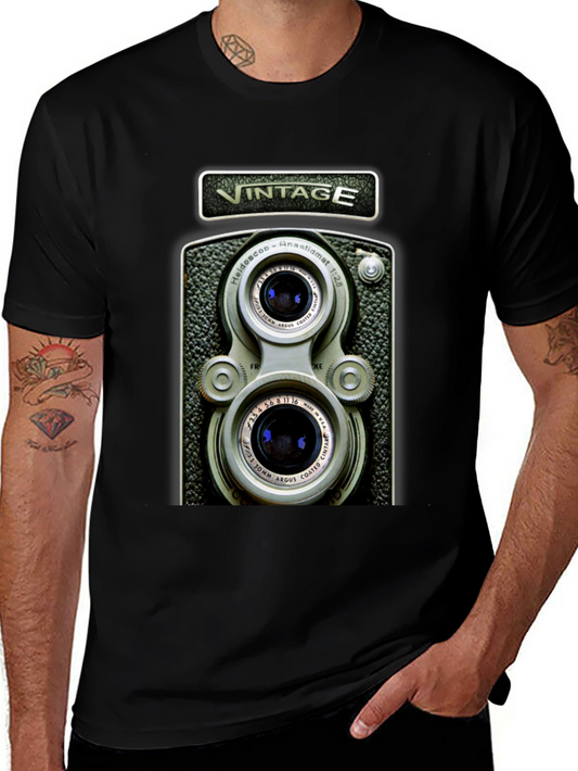 Vintage Camera Graphic T-Shirt