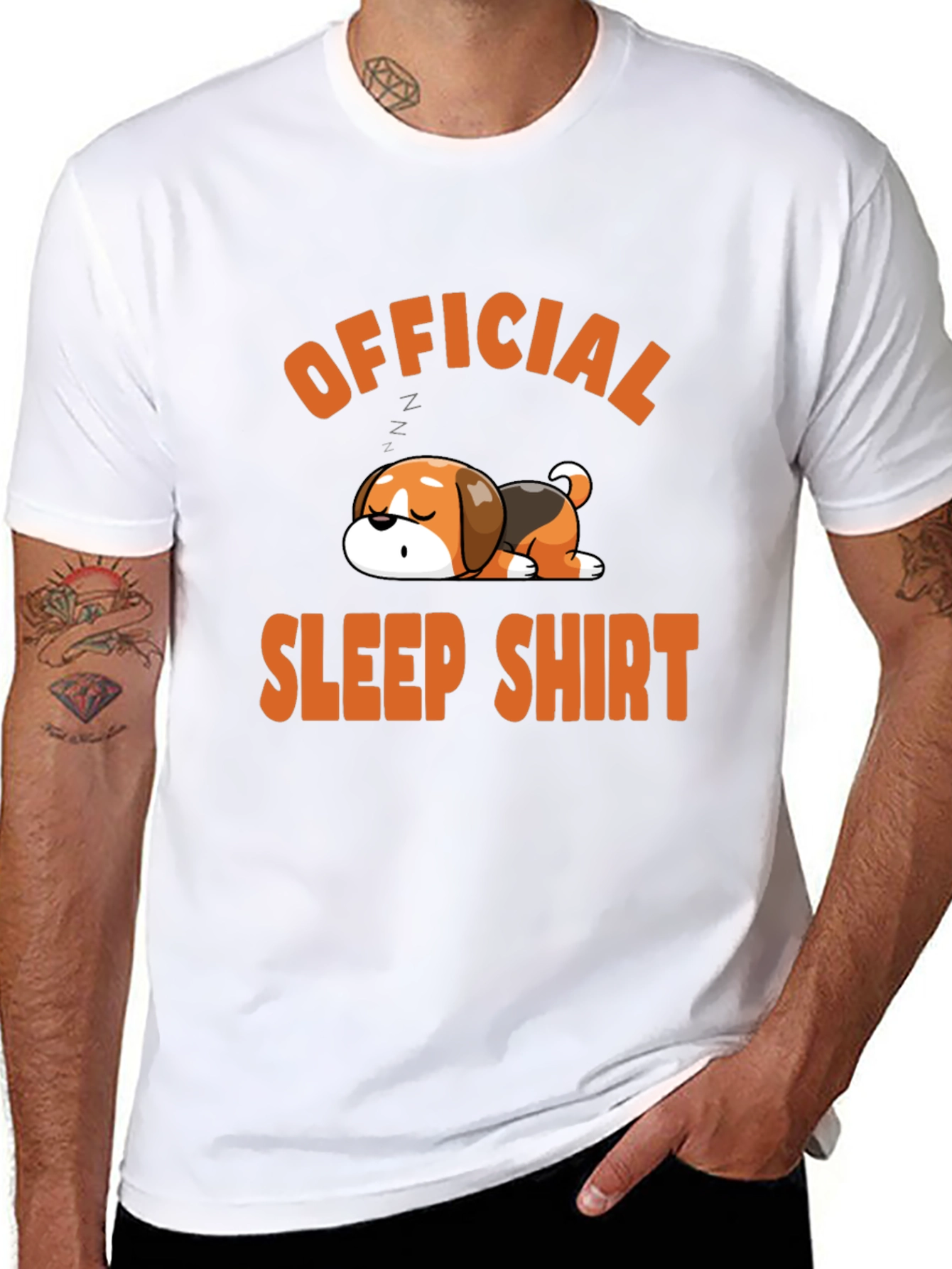 Official Sleep Shirt - Cute Beagle Graphic Tee