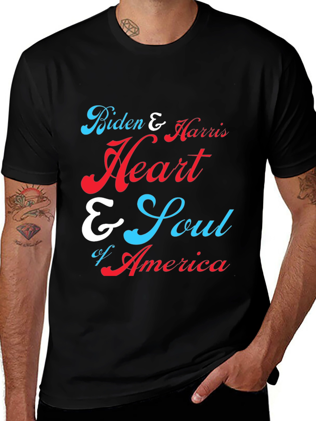 Biden & Harris Heart & Soul of America T-Shirt