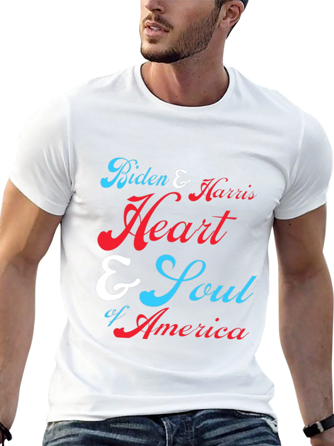 Biden & Harris Heart & Soul of America T-Shirt