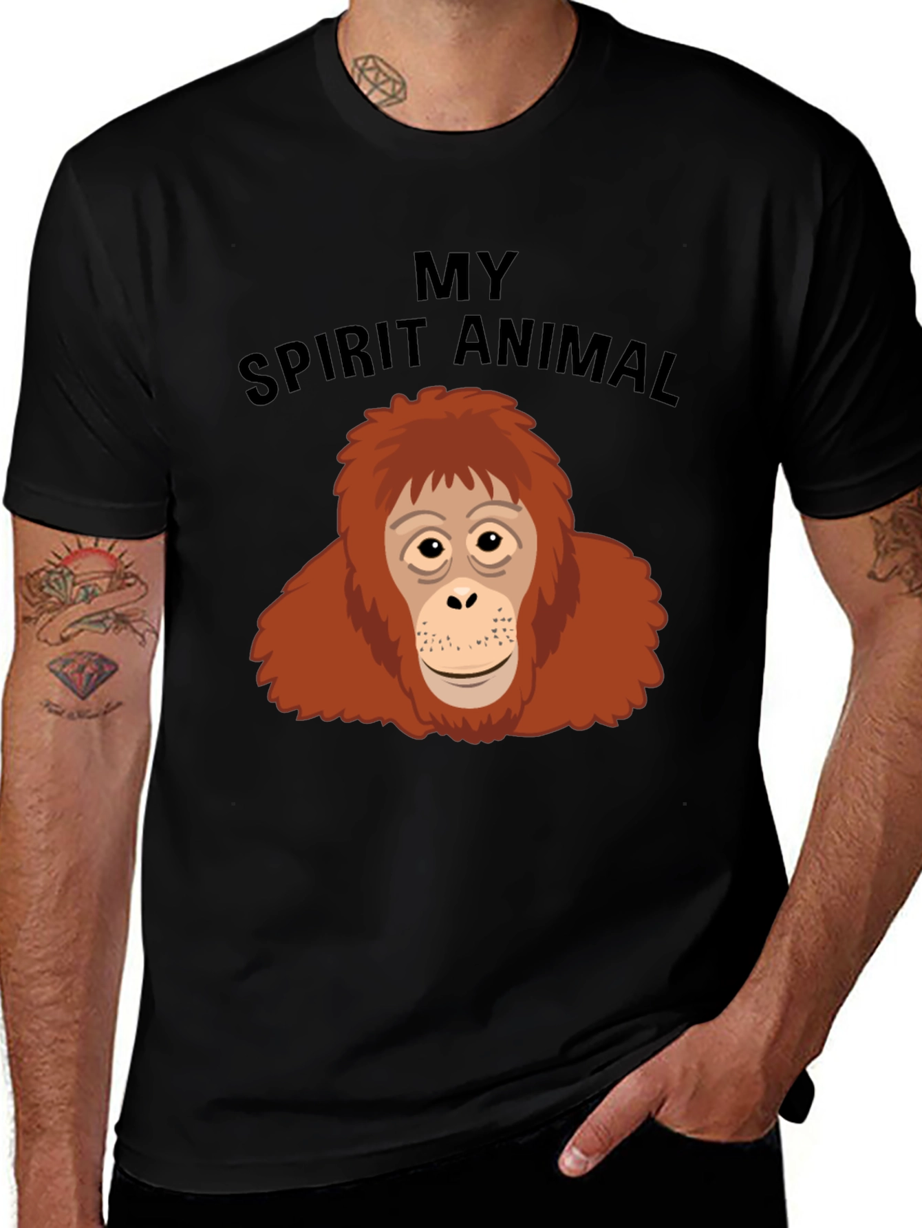 My Spirit Animal Orangutan Graphic T-Shirt