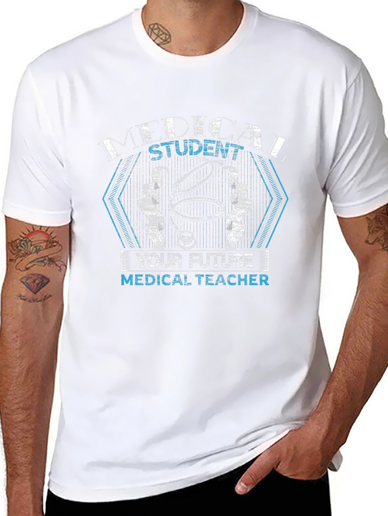 Medical Student Future Teacher Graphic T-Shirt